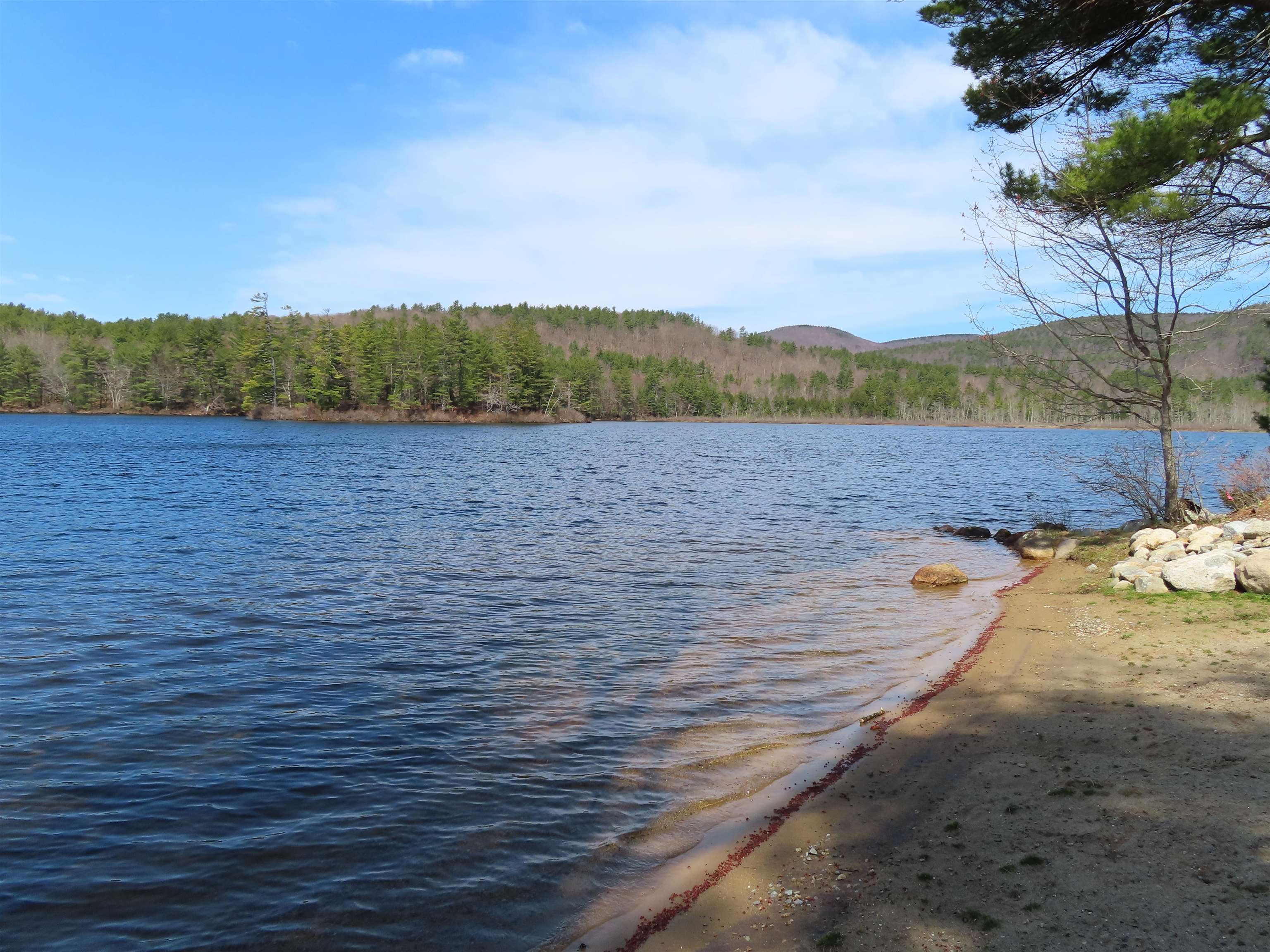 View from nearby beach