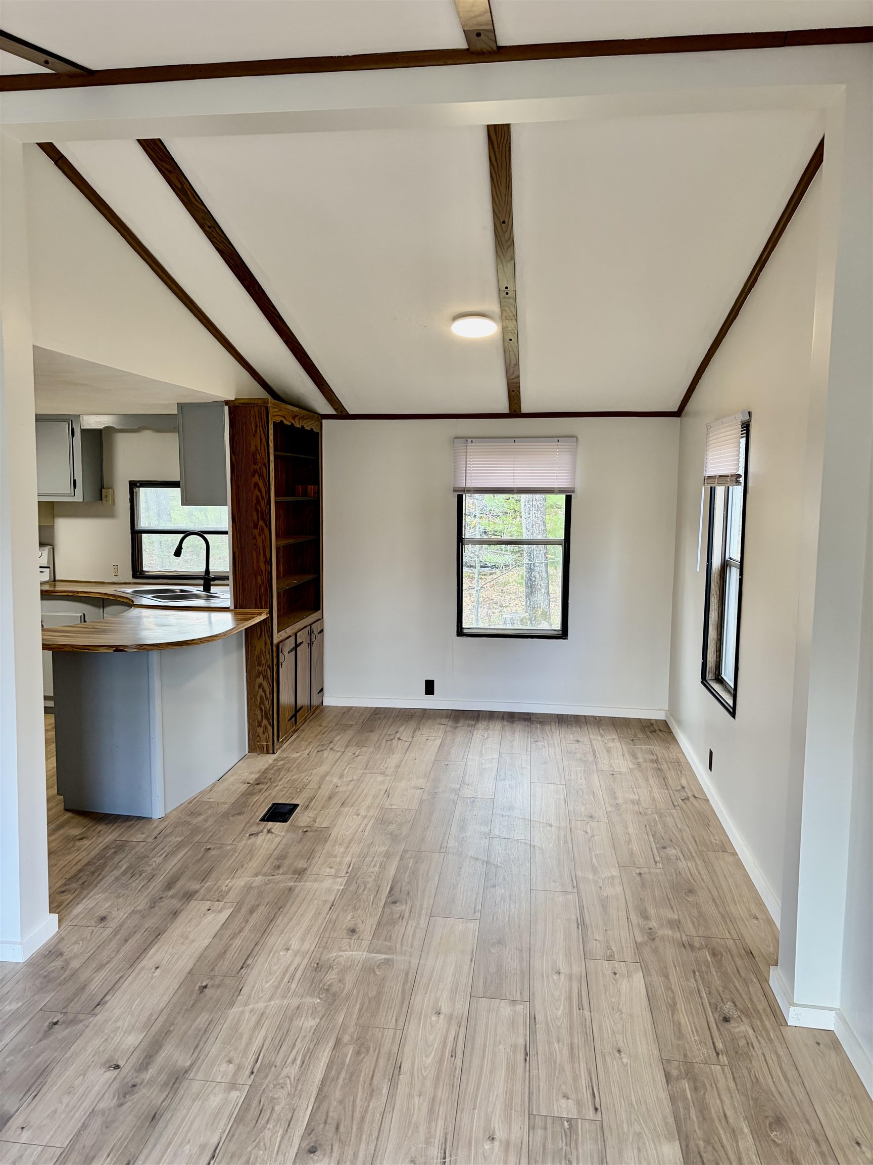 Open Kitchen-Dining-Living Area