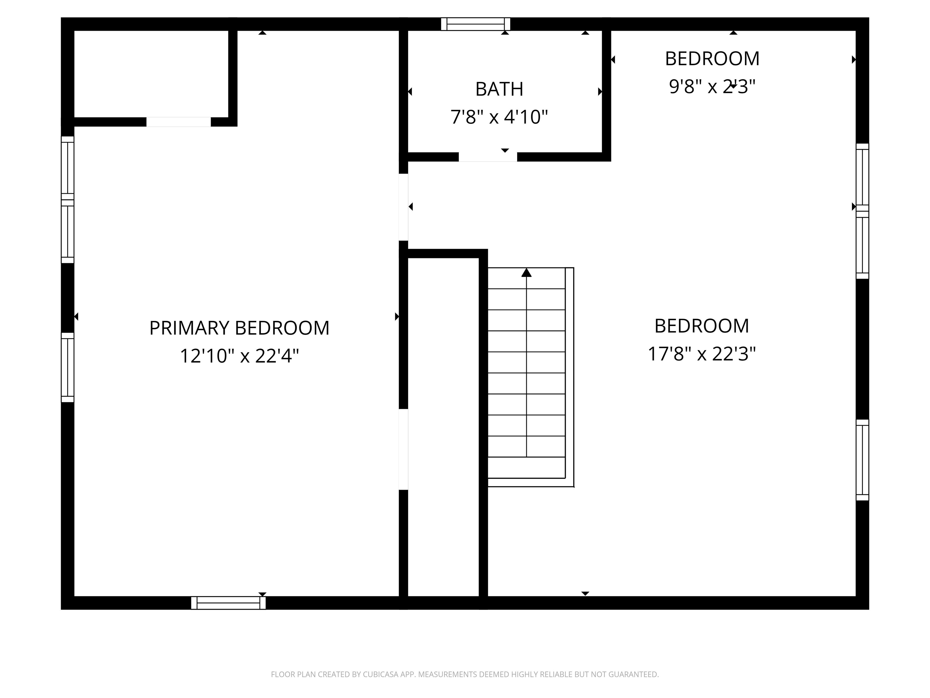 2nd level floor plan