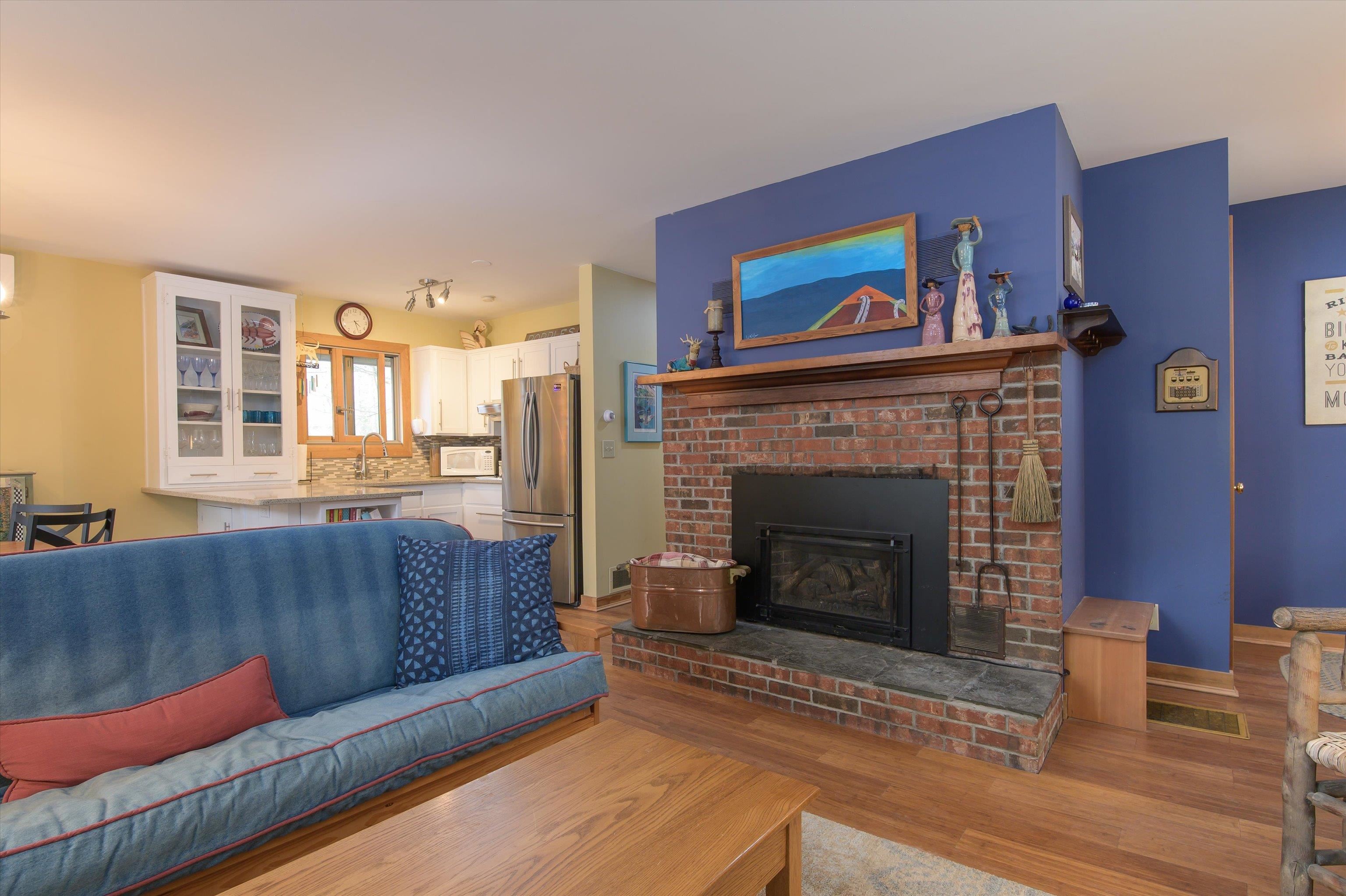 Propane Fireplace in Apartment