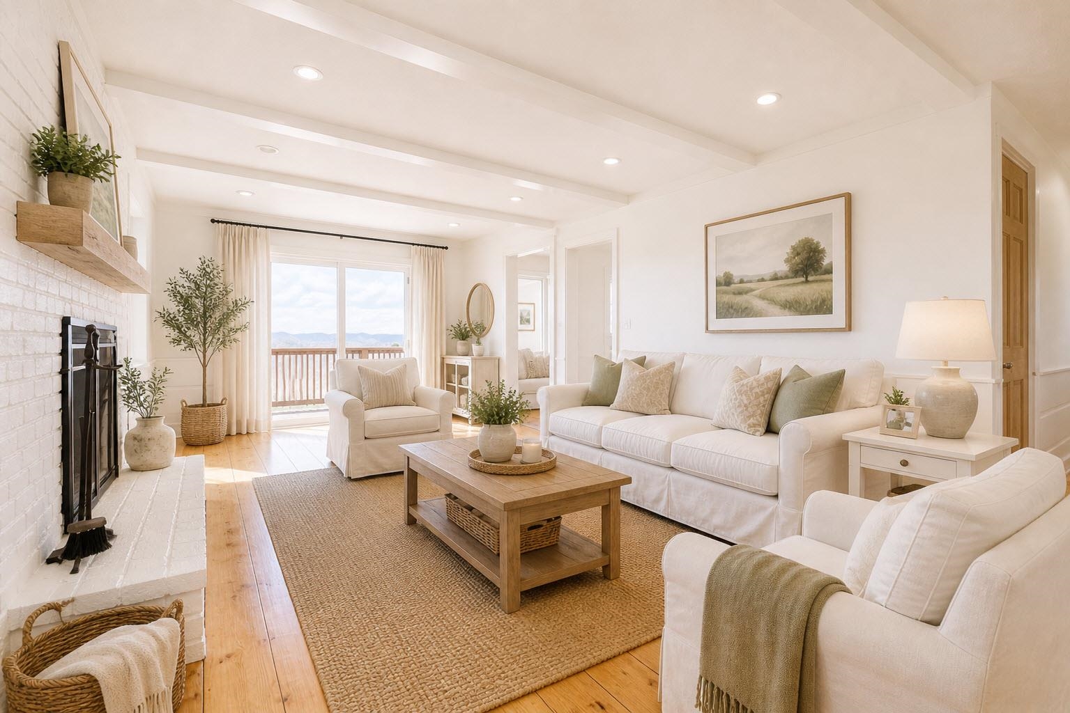 Living Room Virtually Staged 25163845