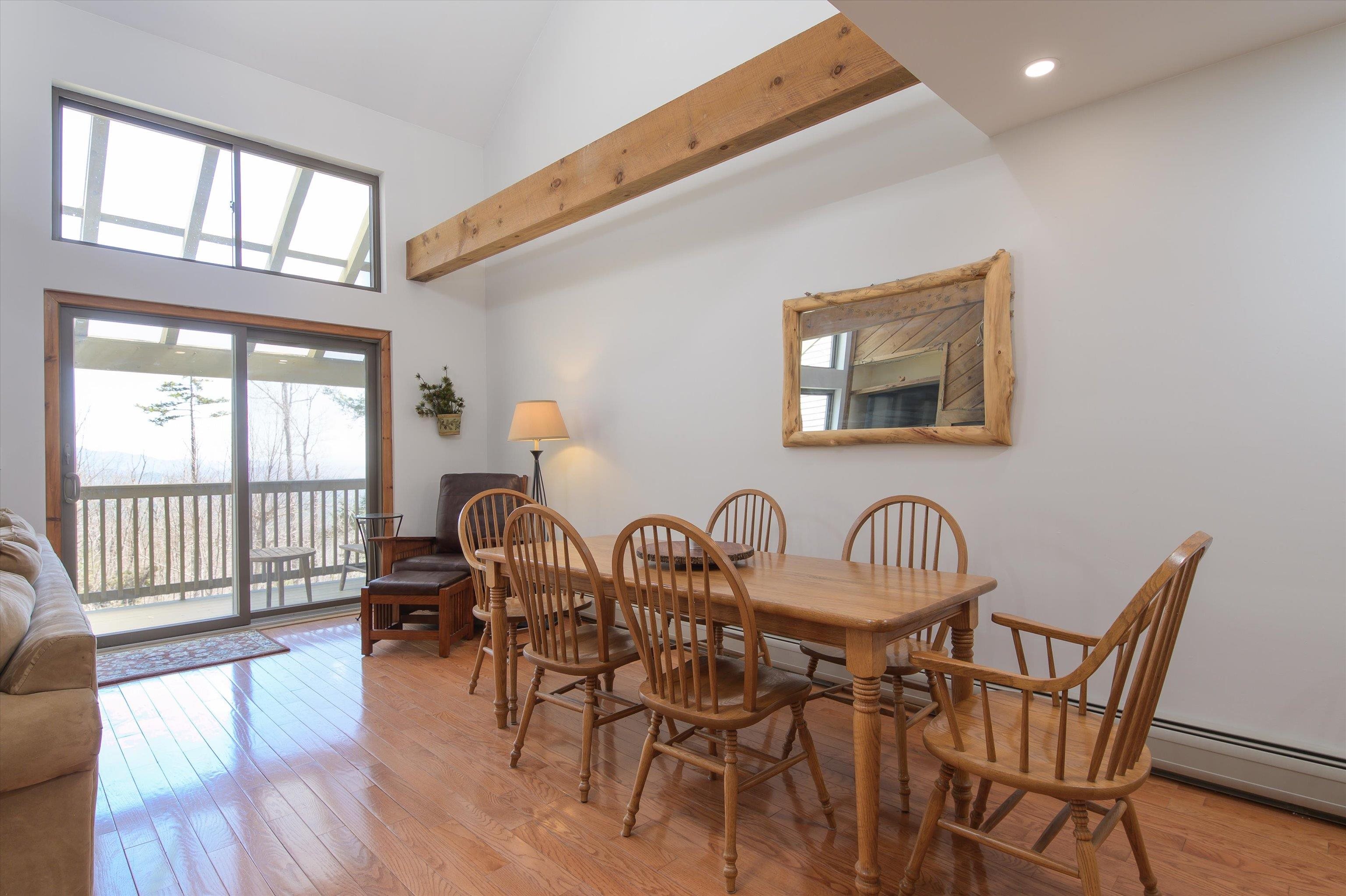 Dining Area leading out to covered deck