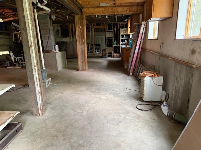 Spacious basement ready for finishing