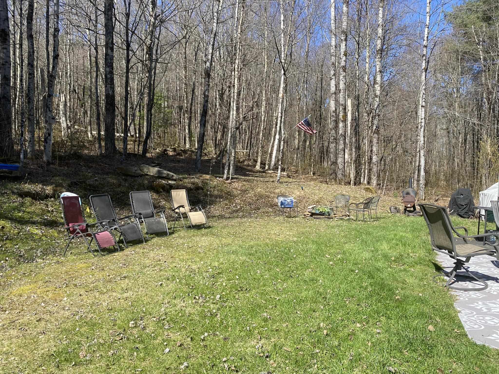 sitting area outside RV