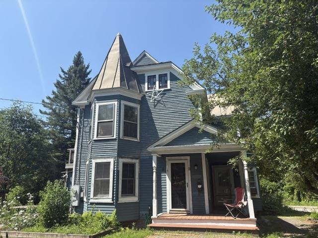 Entrance to 2nd floor apartment is in front of home