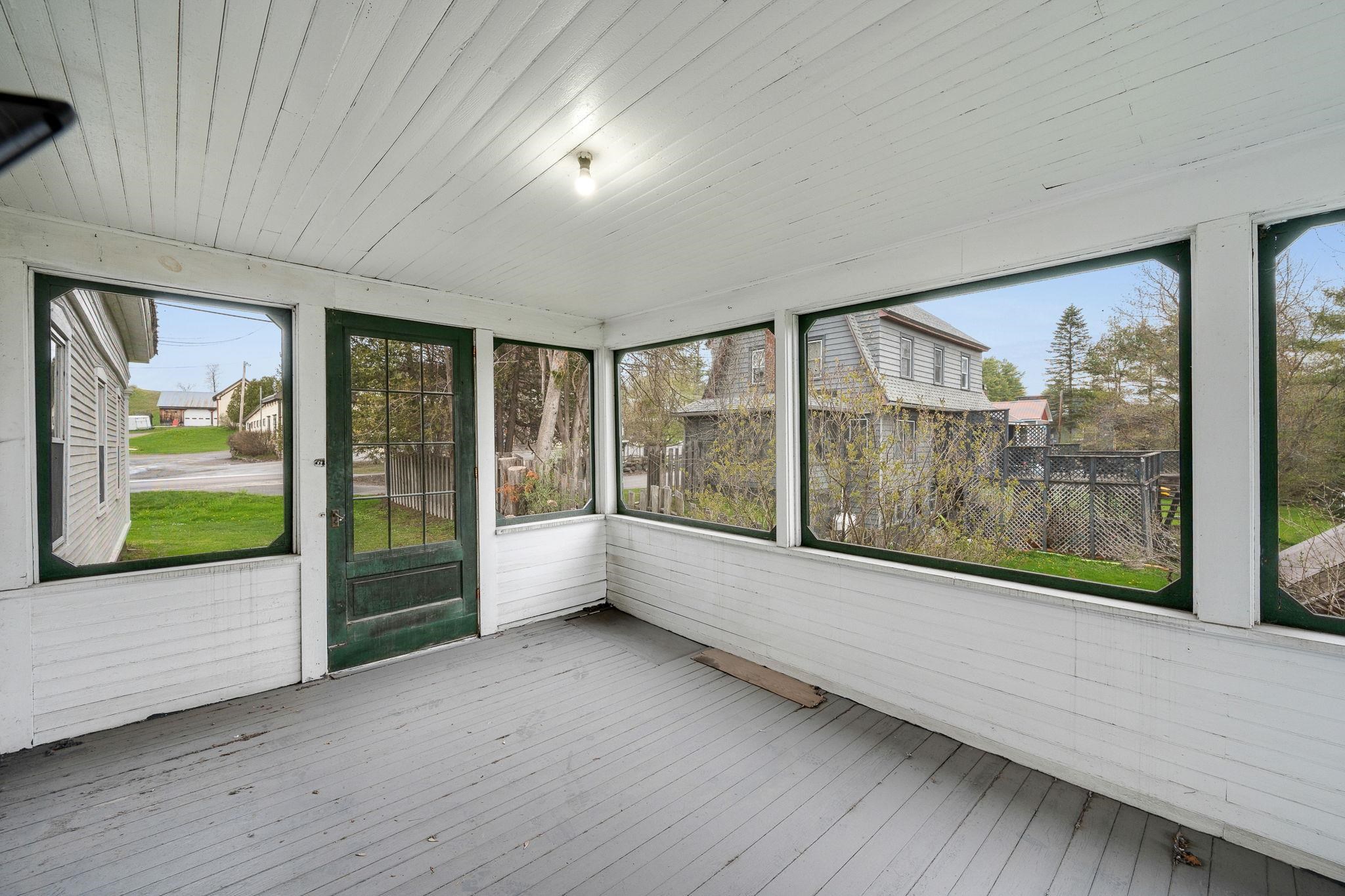Spacious enough for al fresco dining in warm weather
