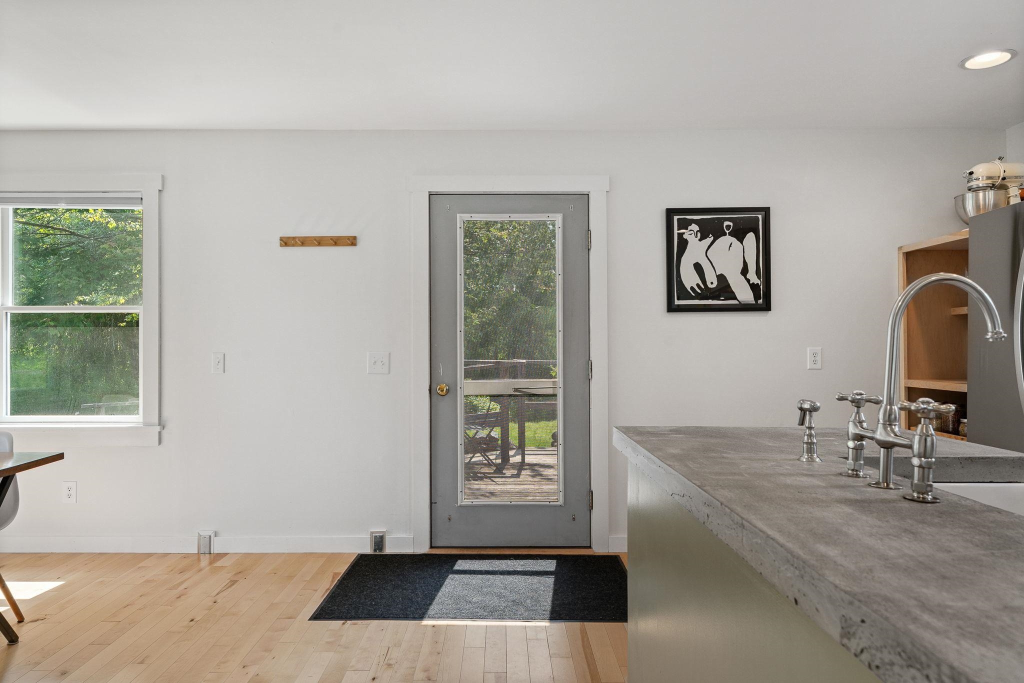 Entryway from deck