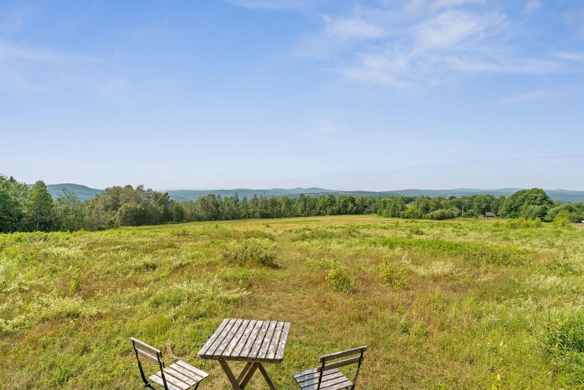 View from the top of the field