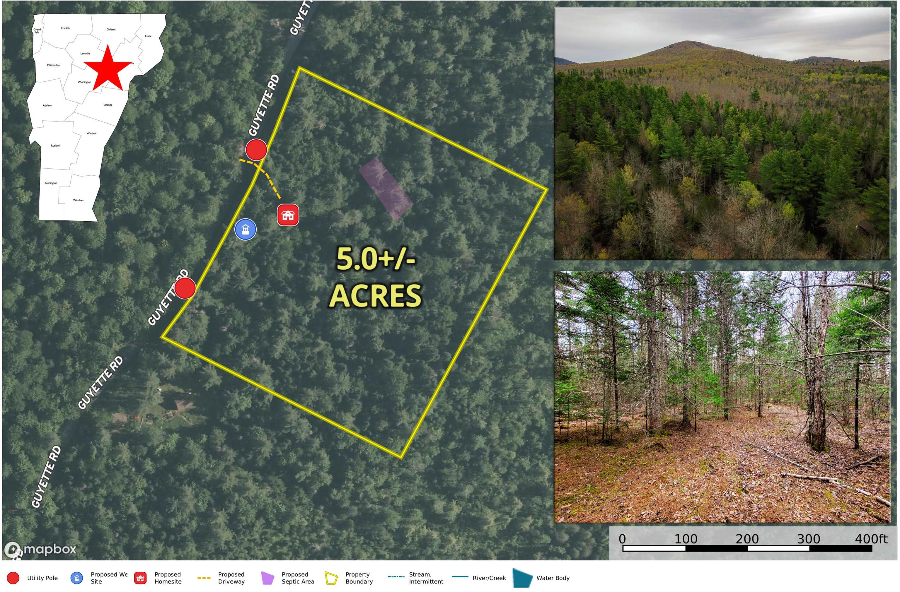 Marshfield VT&nbsp;Land for sale $90,000 | 5 Acres  | Price Per Acre $0  | Total Lots 23