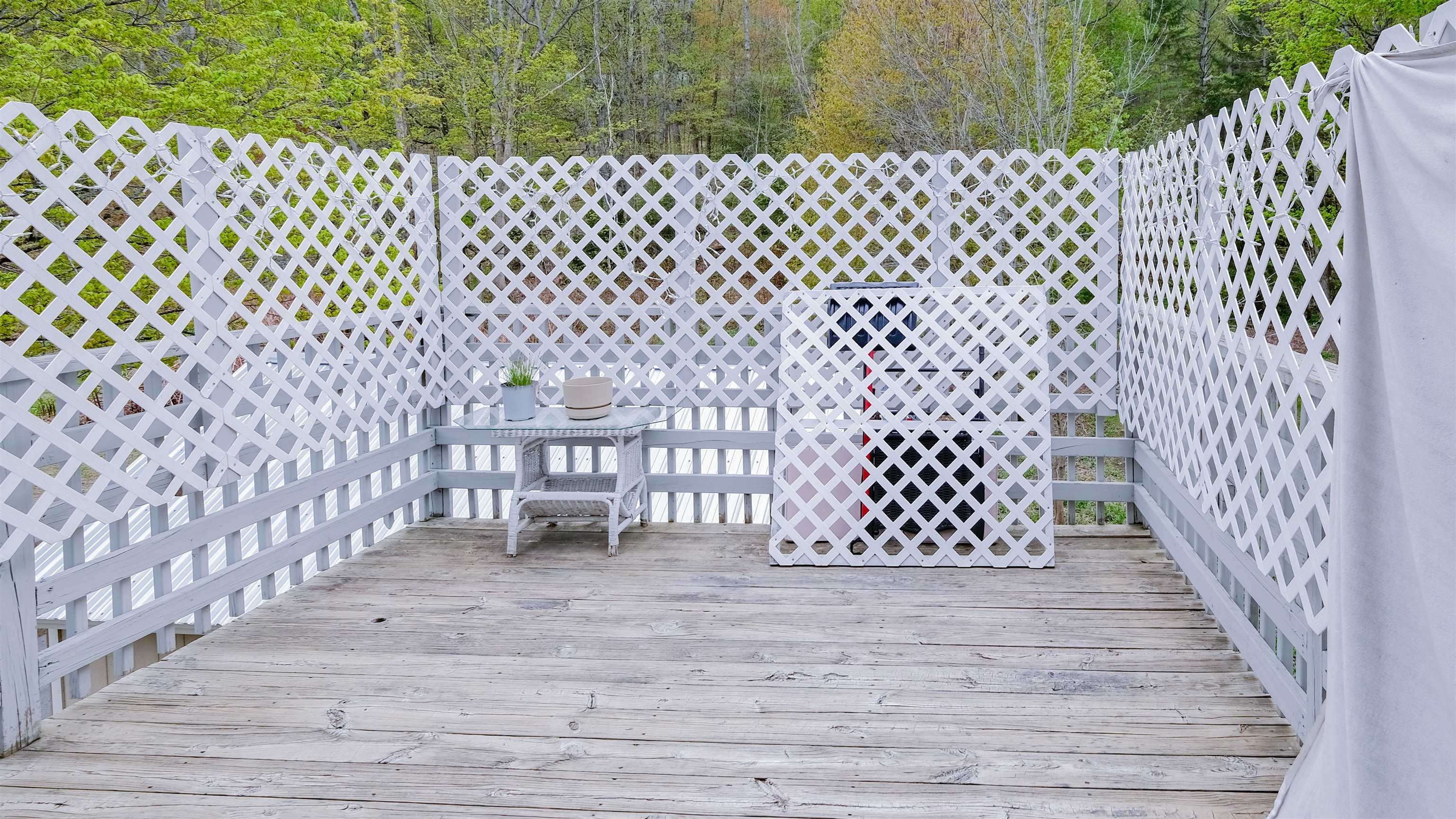 Deck off the primary bedroom Unit 1