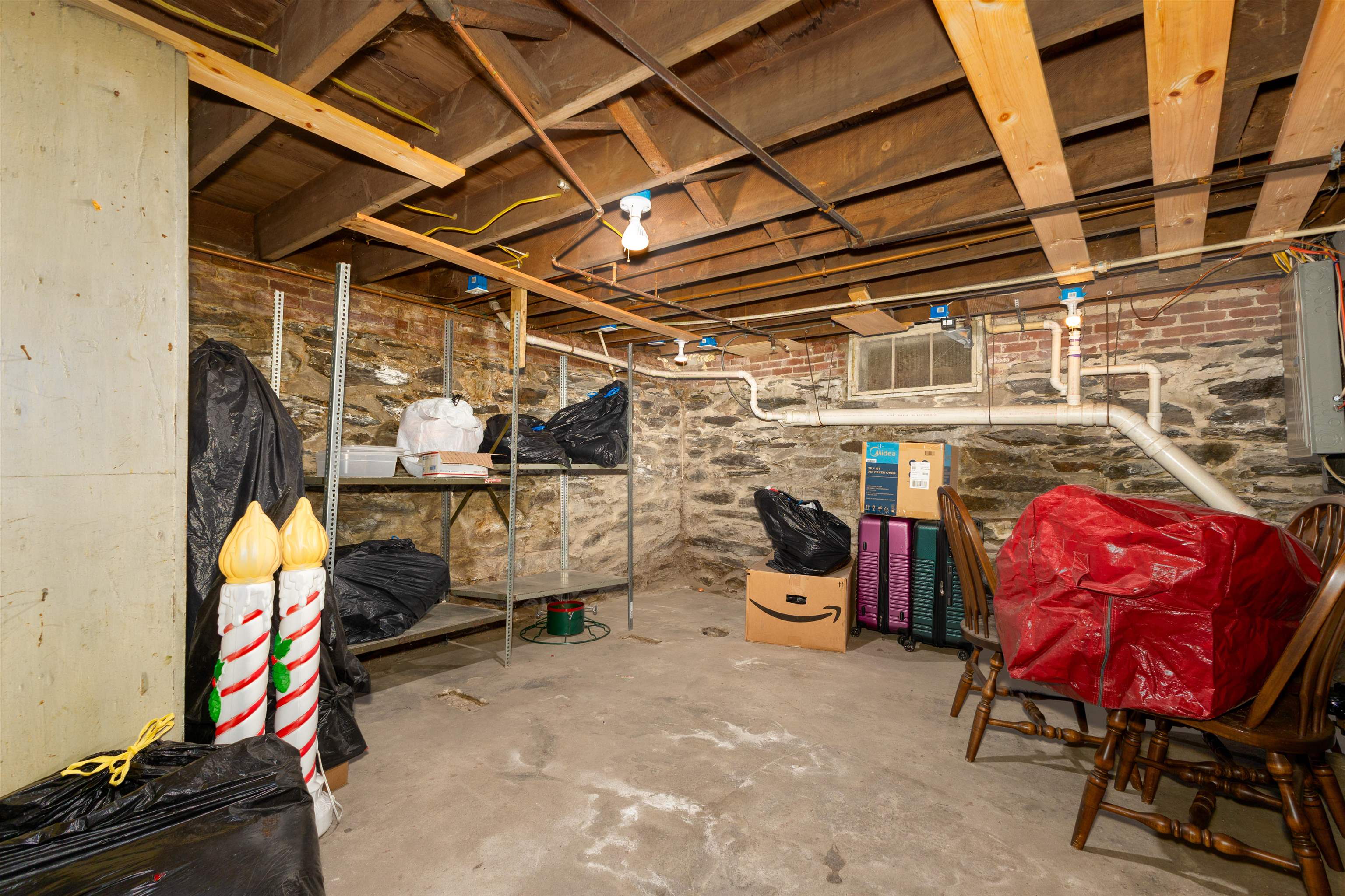 Decent storage in the basement 25198556