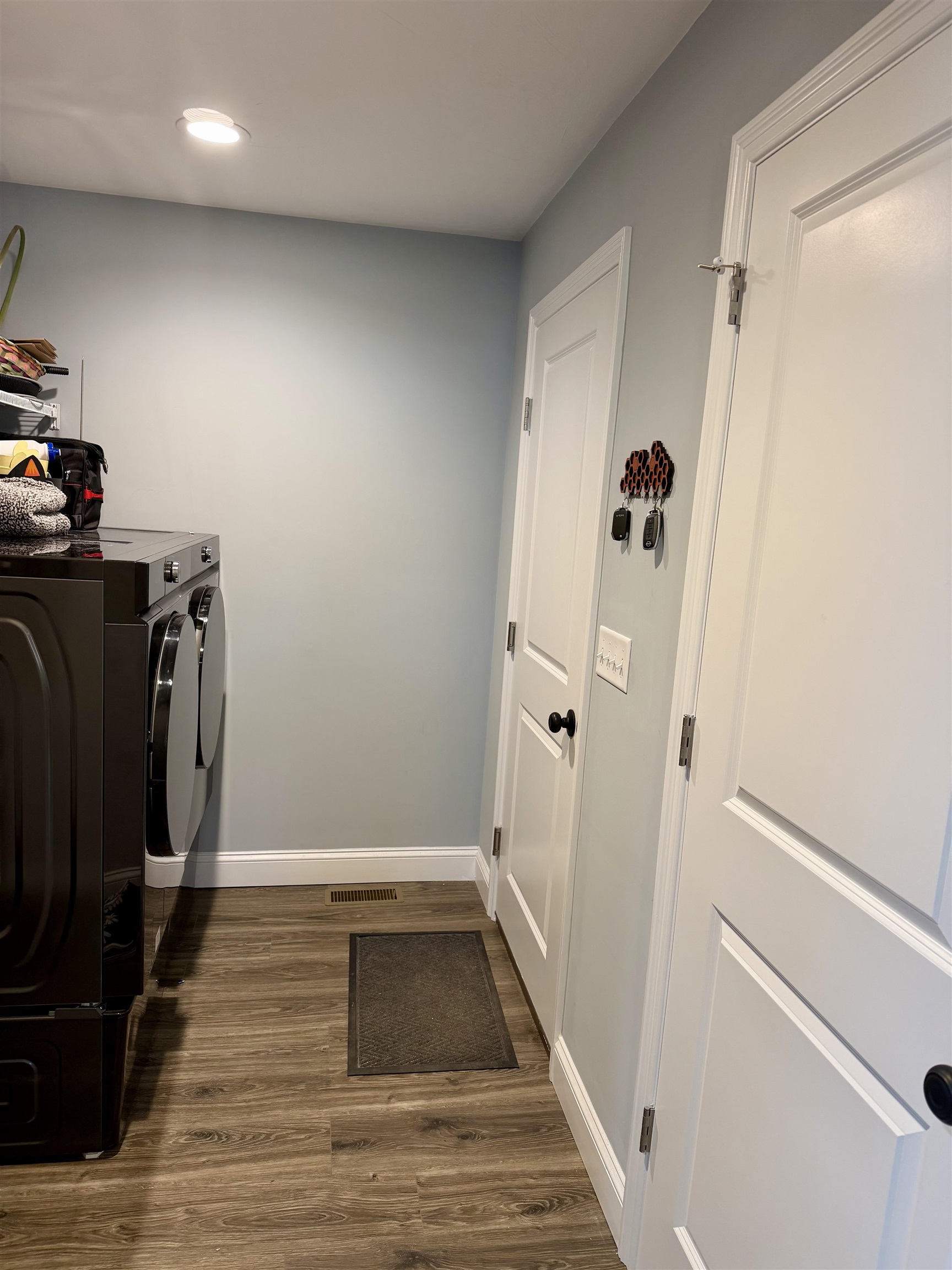 Doors to Basement and Garage