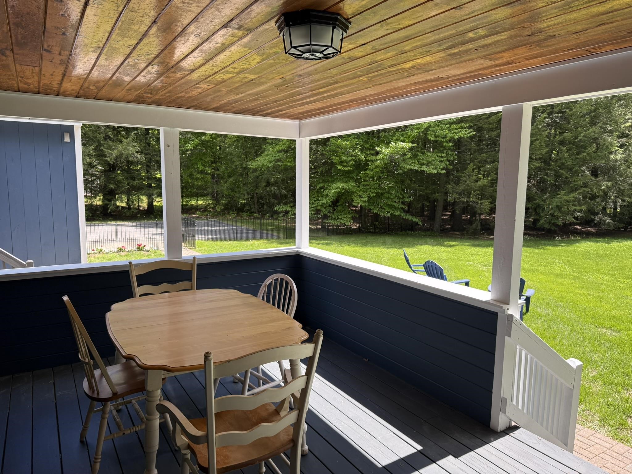 The perfect spot for morning coffee or evening unwinding