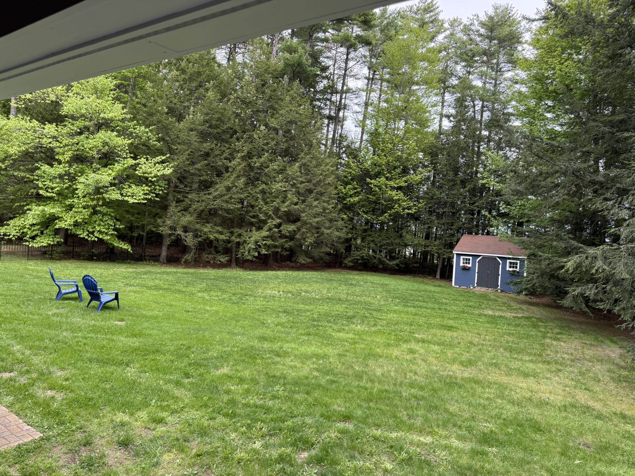 Level lot with plenty of backyard possibilities