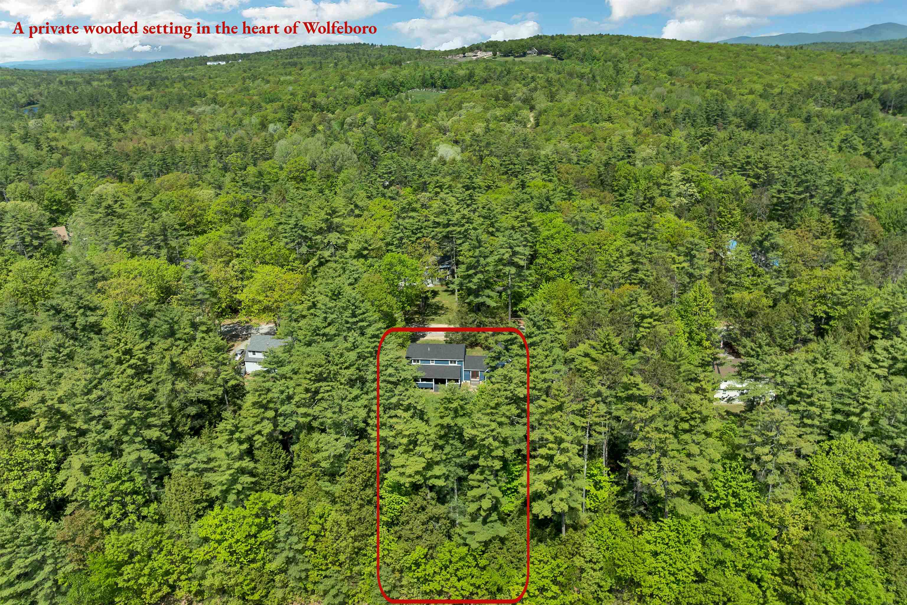 Near Lake Wentworth, Crescent Lake and Lake Winnipesaukee