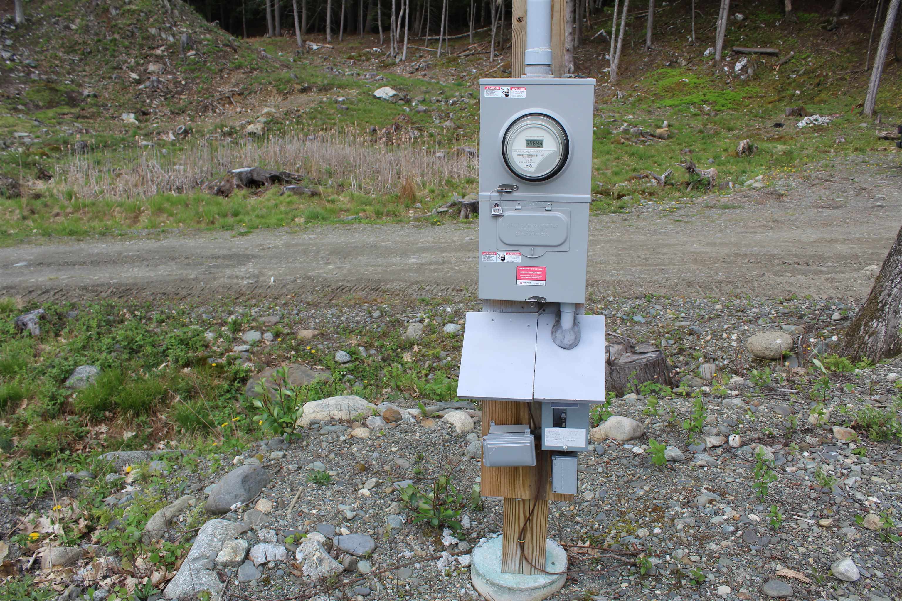 Electricity is on the property