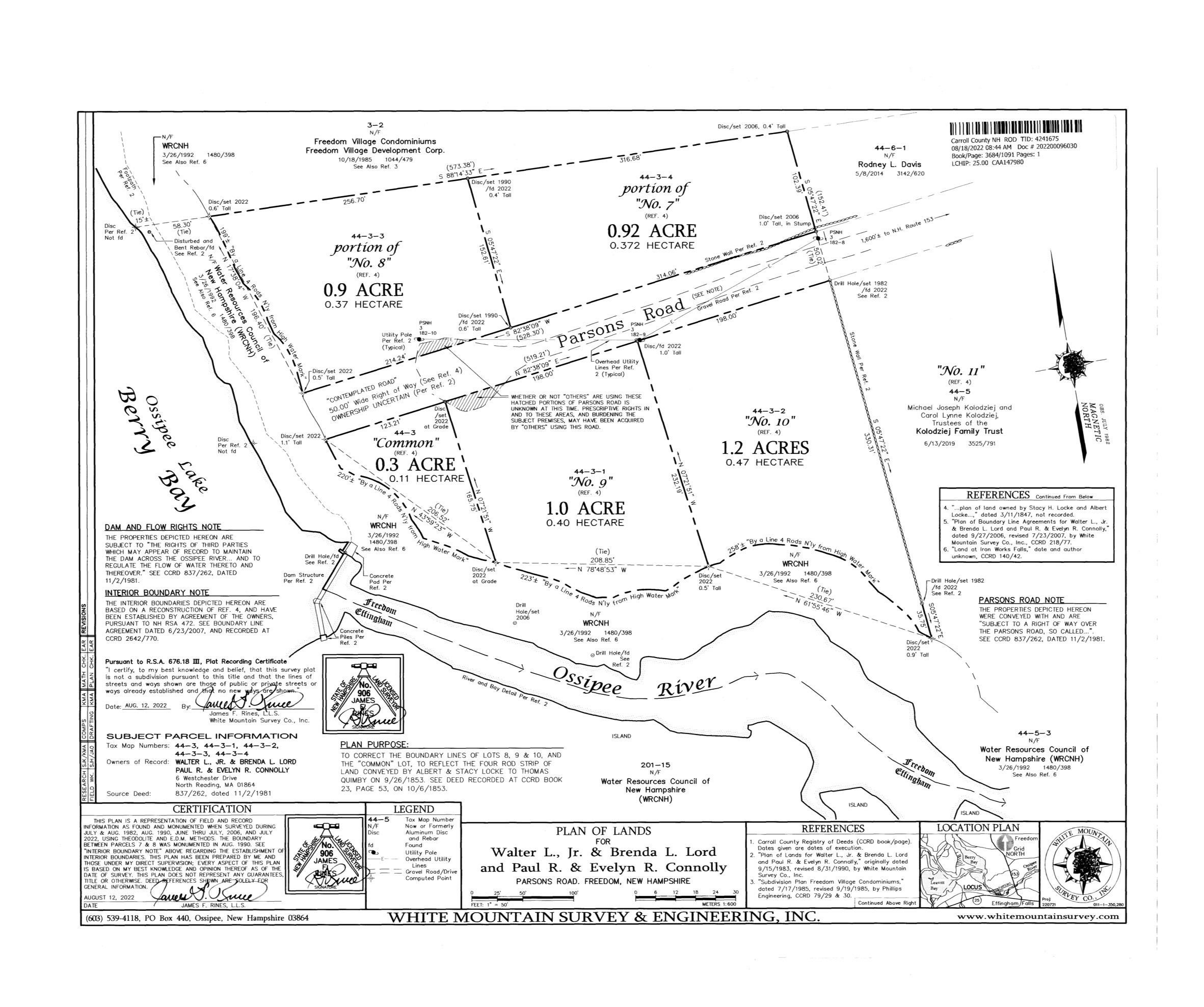 Lot 7 Parsons Rd, Freedom, NH 03826