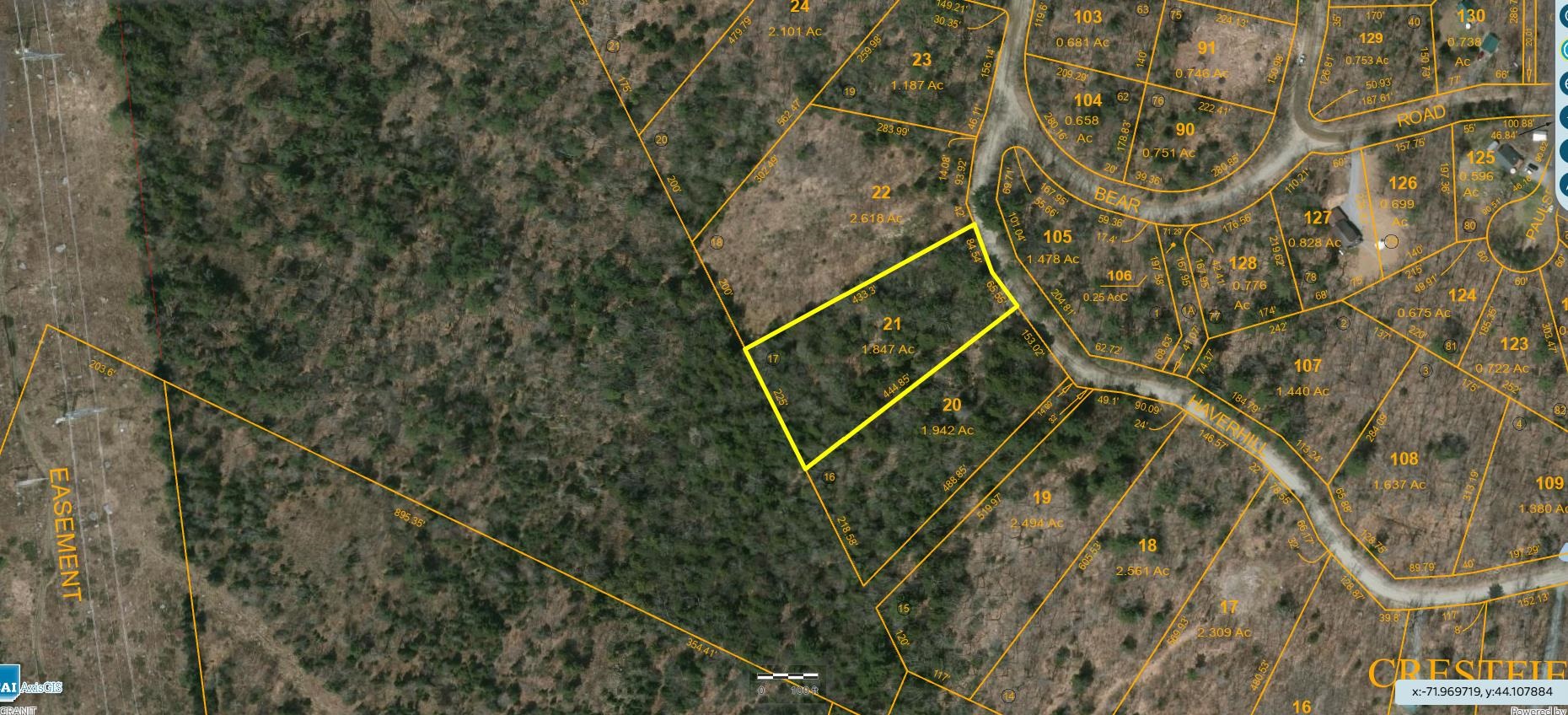 Map204-Lot21 Haverhill Ln, Haverhill, NH 03785