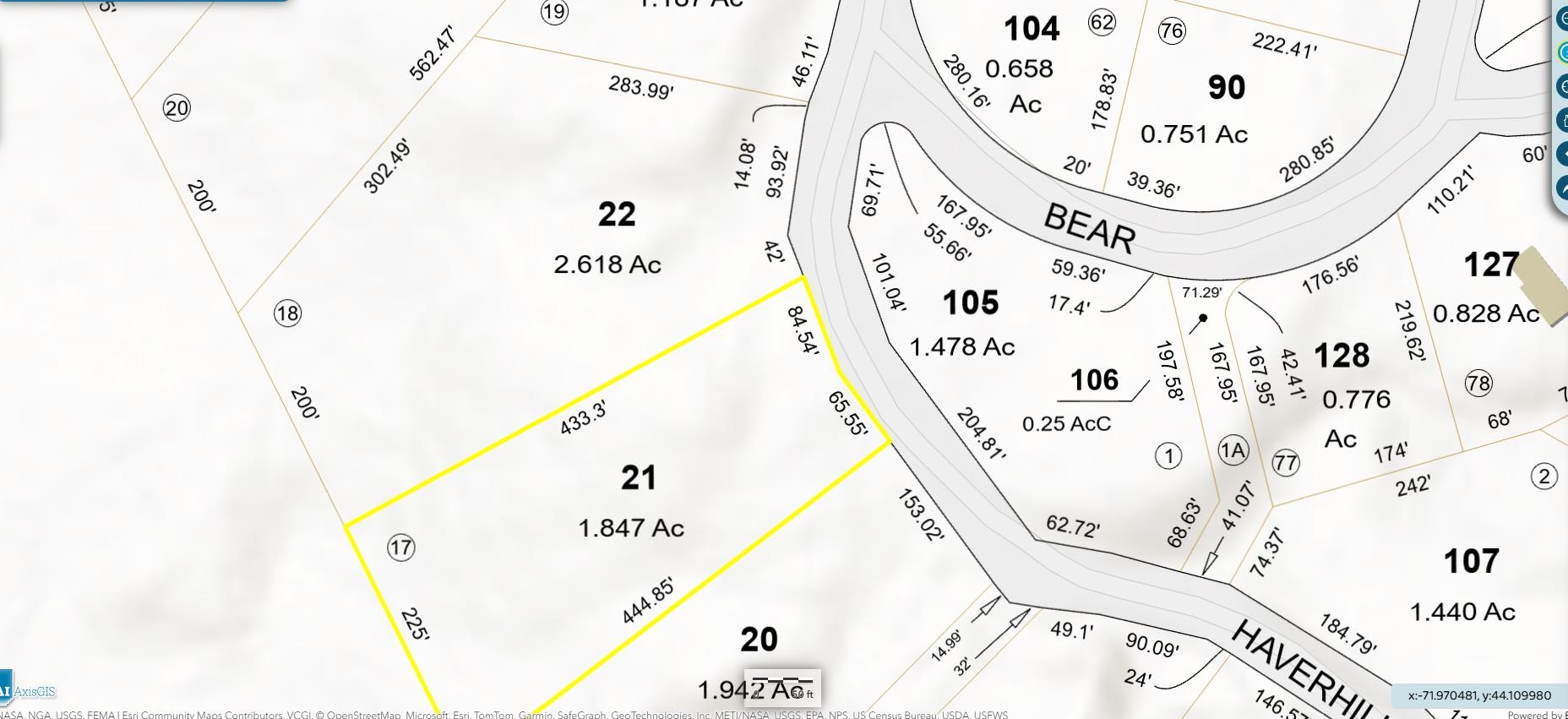 Map204-Lot21 Haverhill Ln, Haverhill, NH 03785
