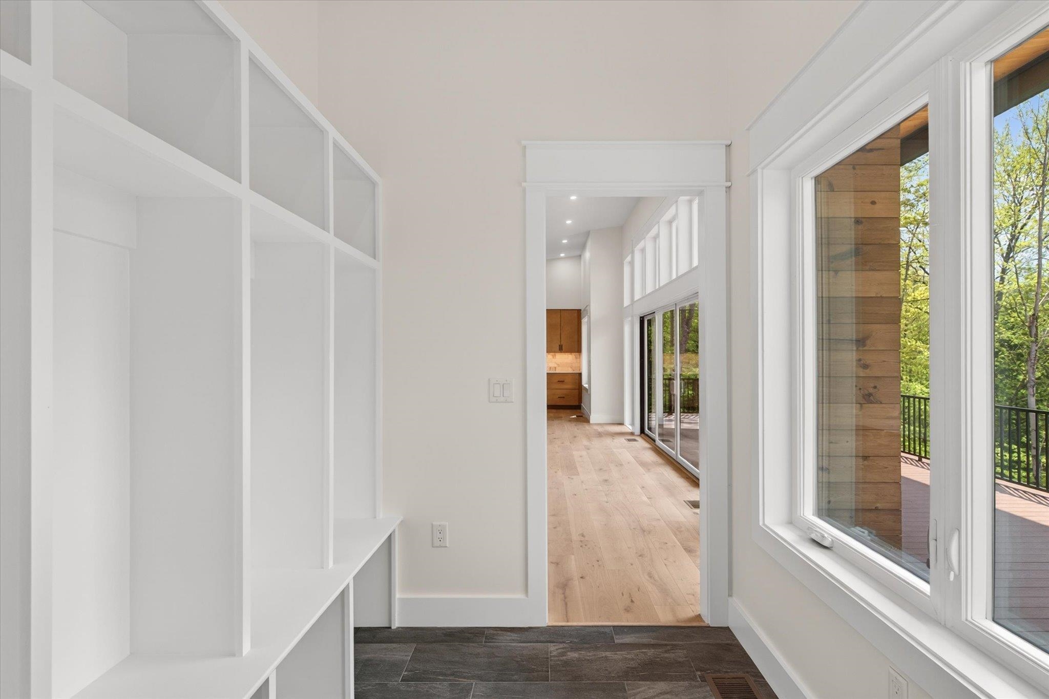 Custom Tile mudroom floor