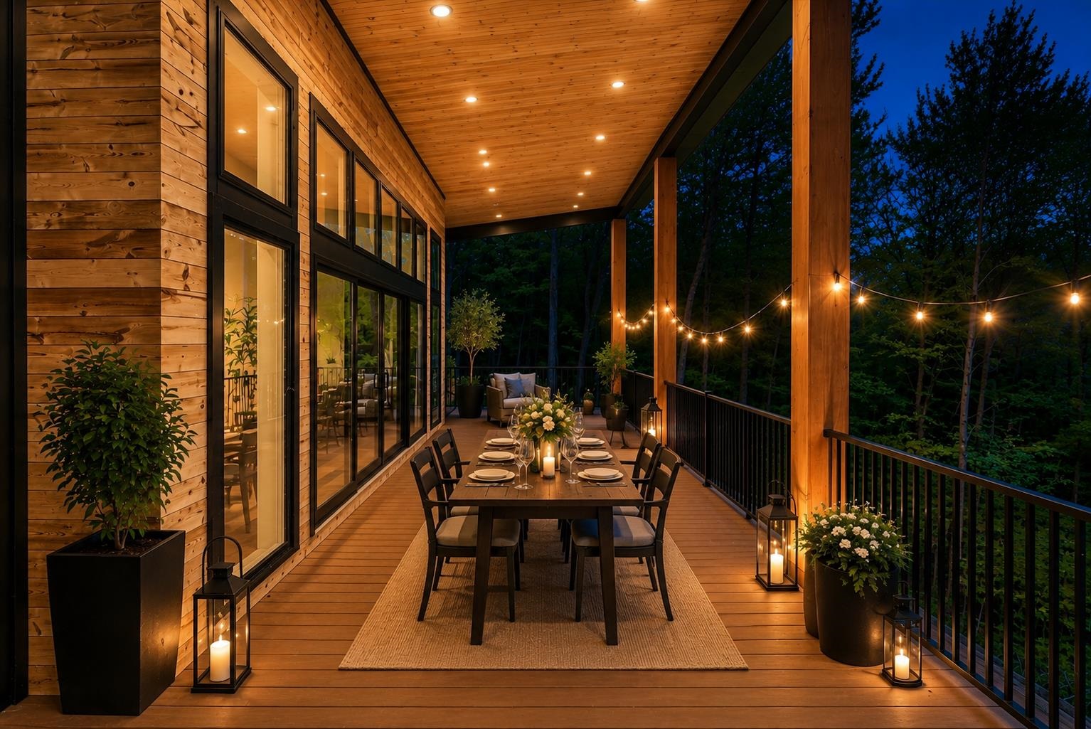Twilight dinner parties on the deck await 25760296
