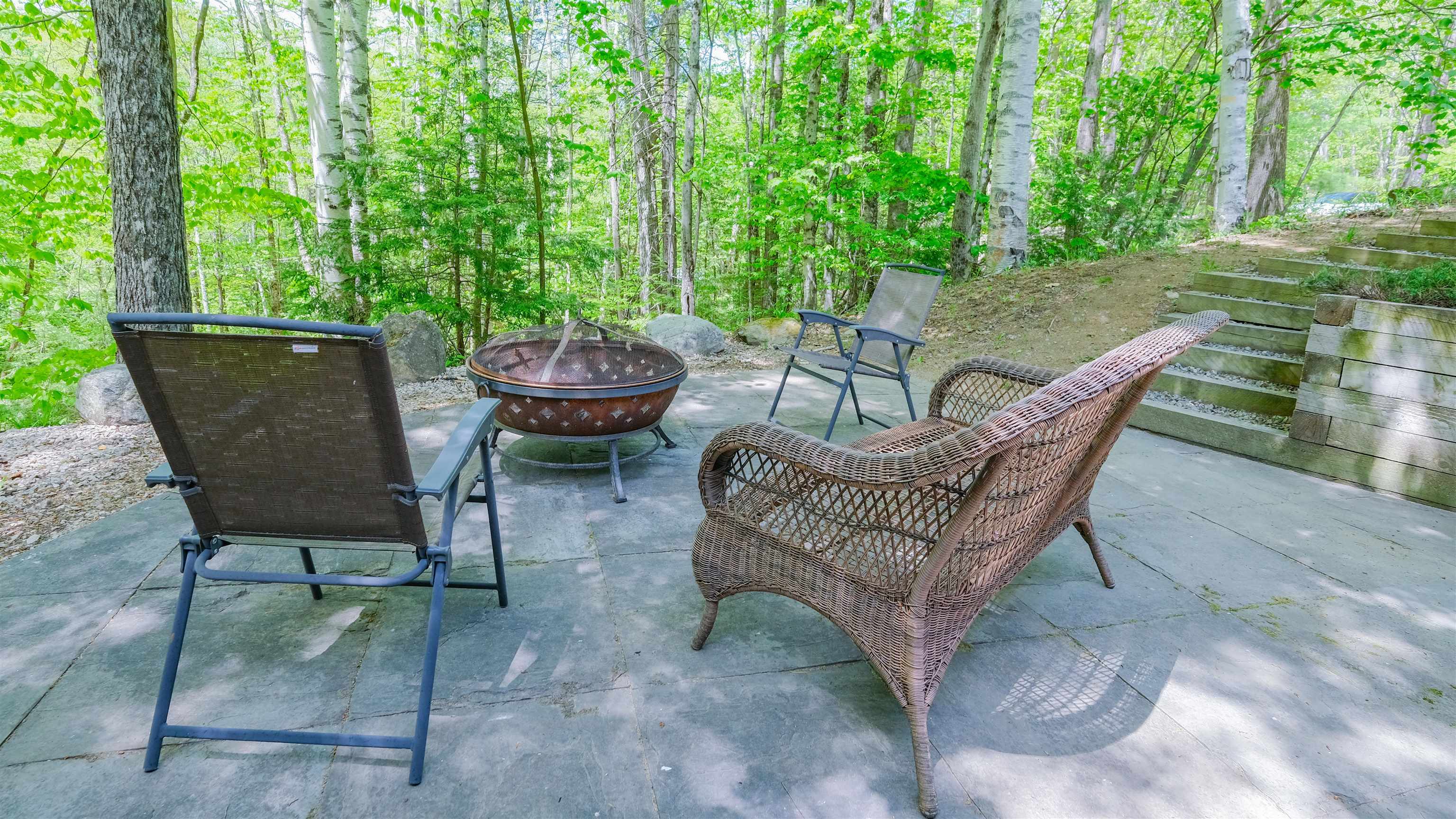 Patio with natural shade