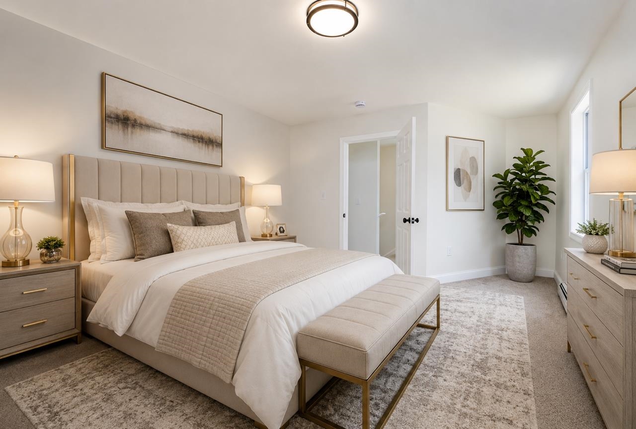 VIRTUALLY STAGED GUEST BEDROOM