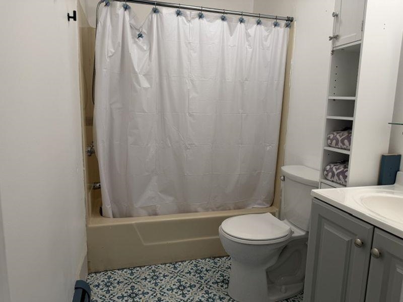 First floor full bath