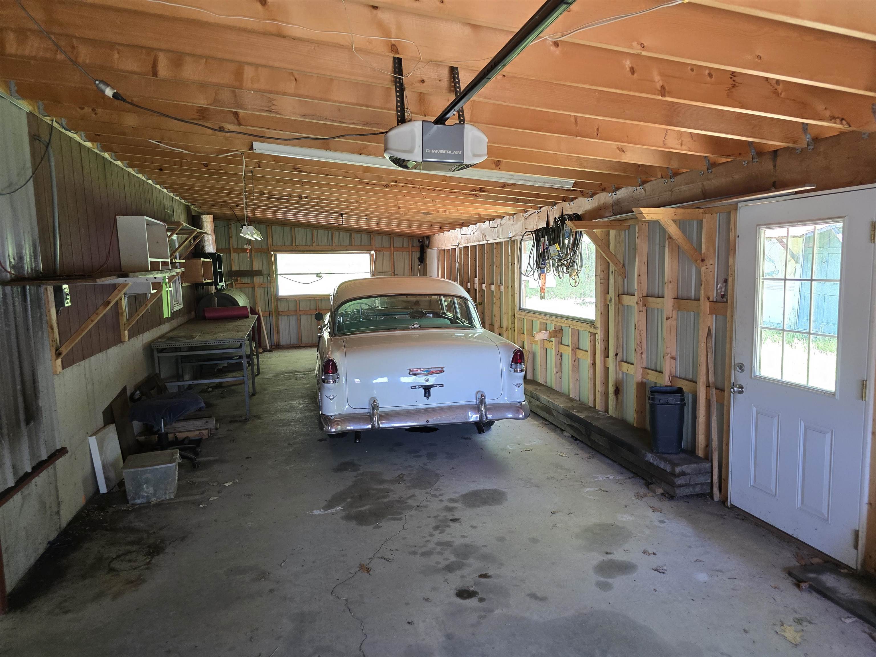 Attached lean to with overhead door