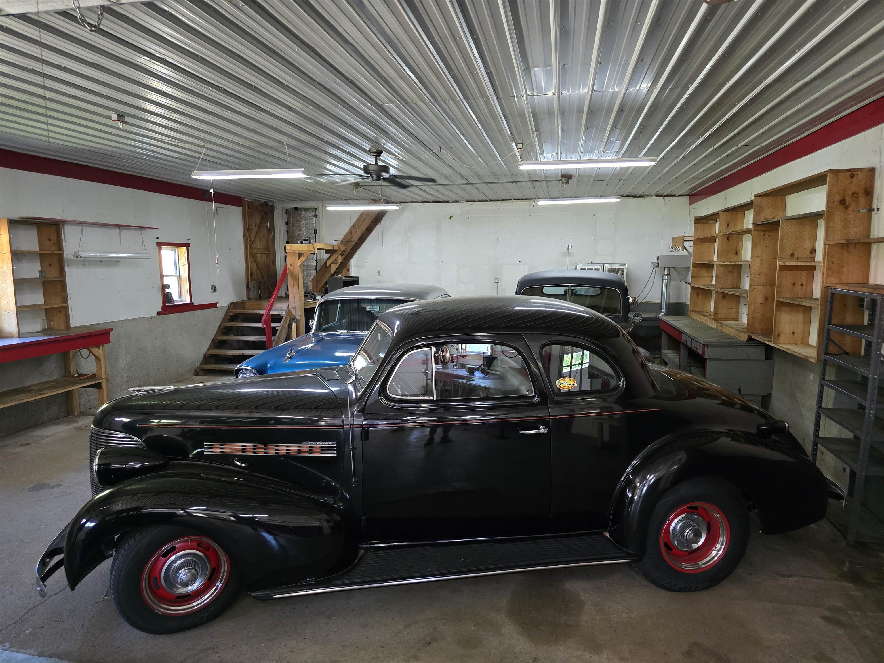 plenty of storage for cars etc.