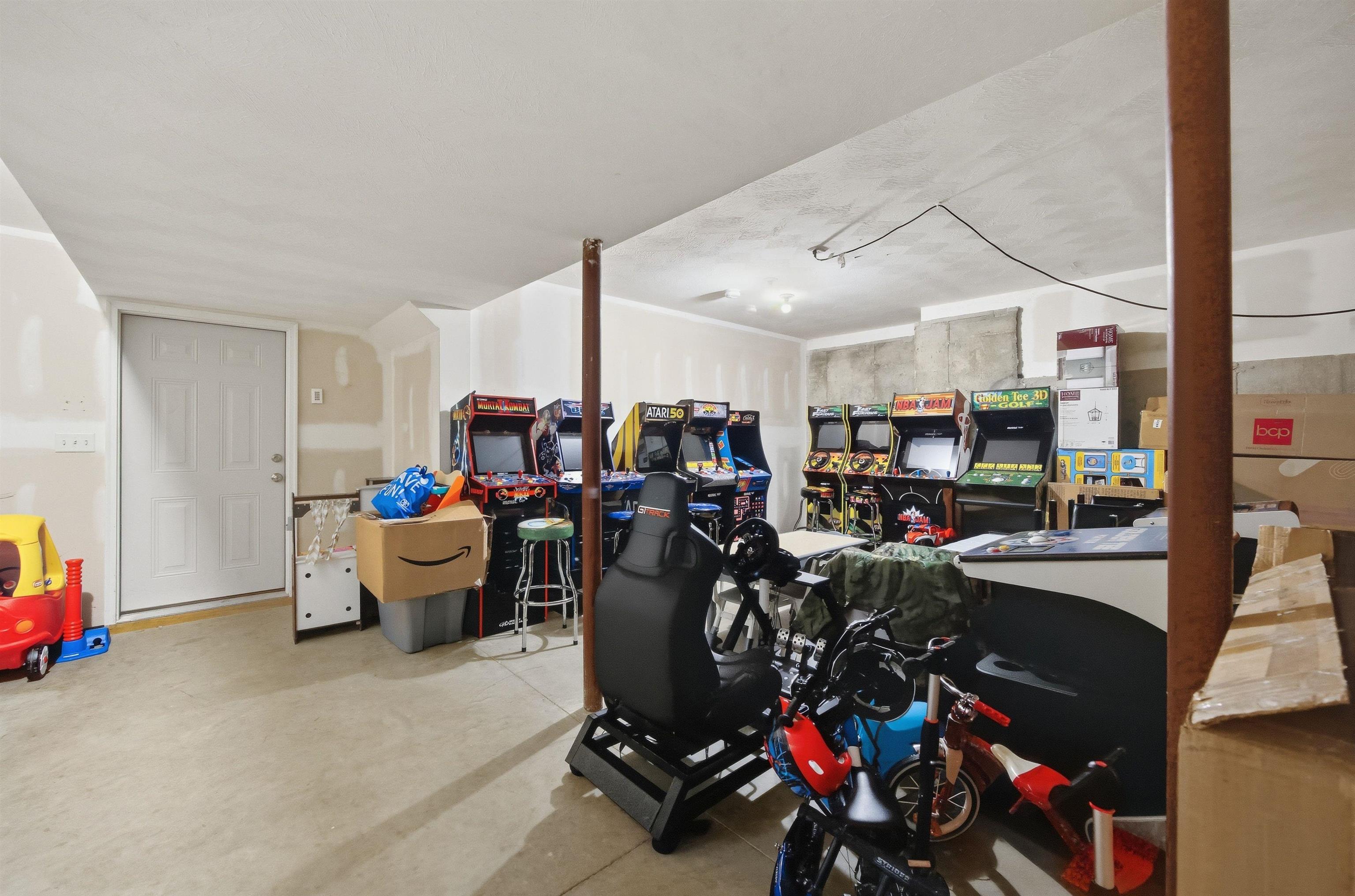 Unfinished Space in the Basement