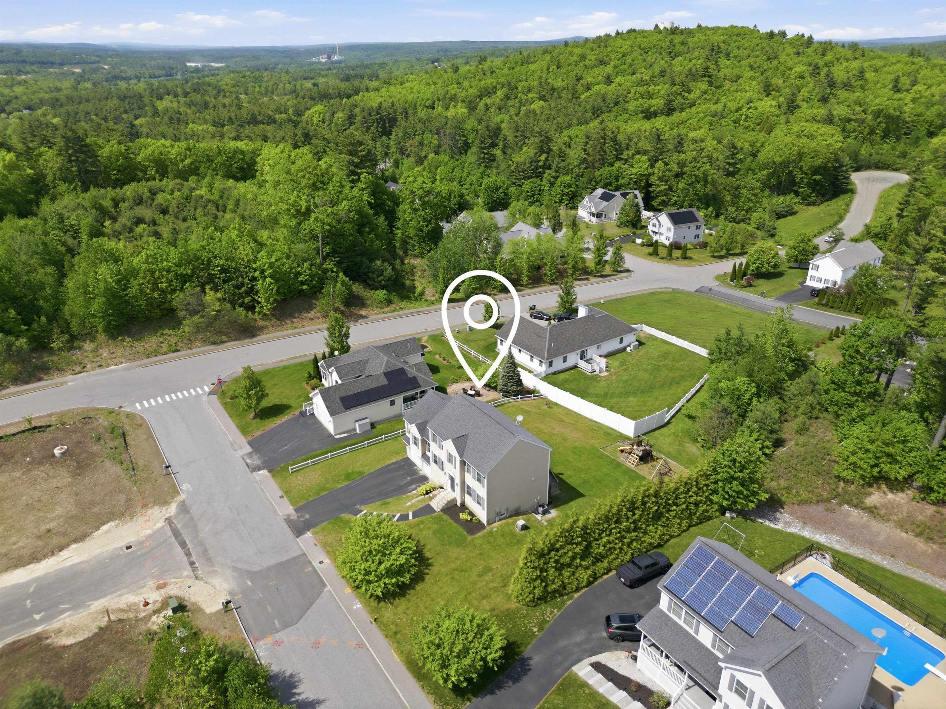 Aerial View of Front of Home