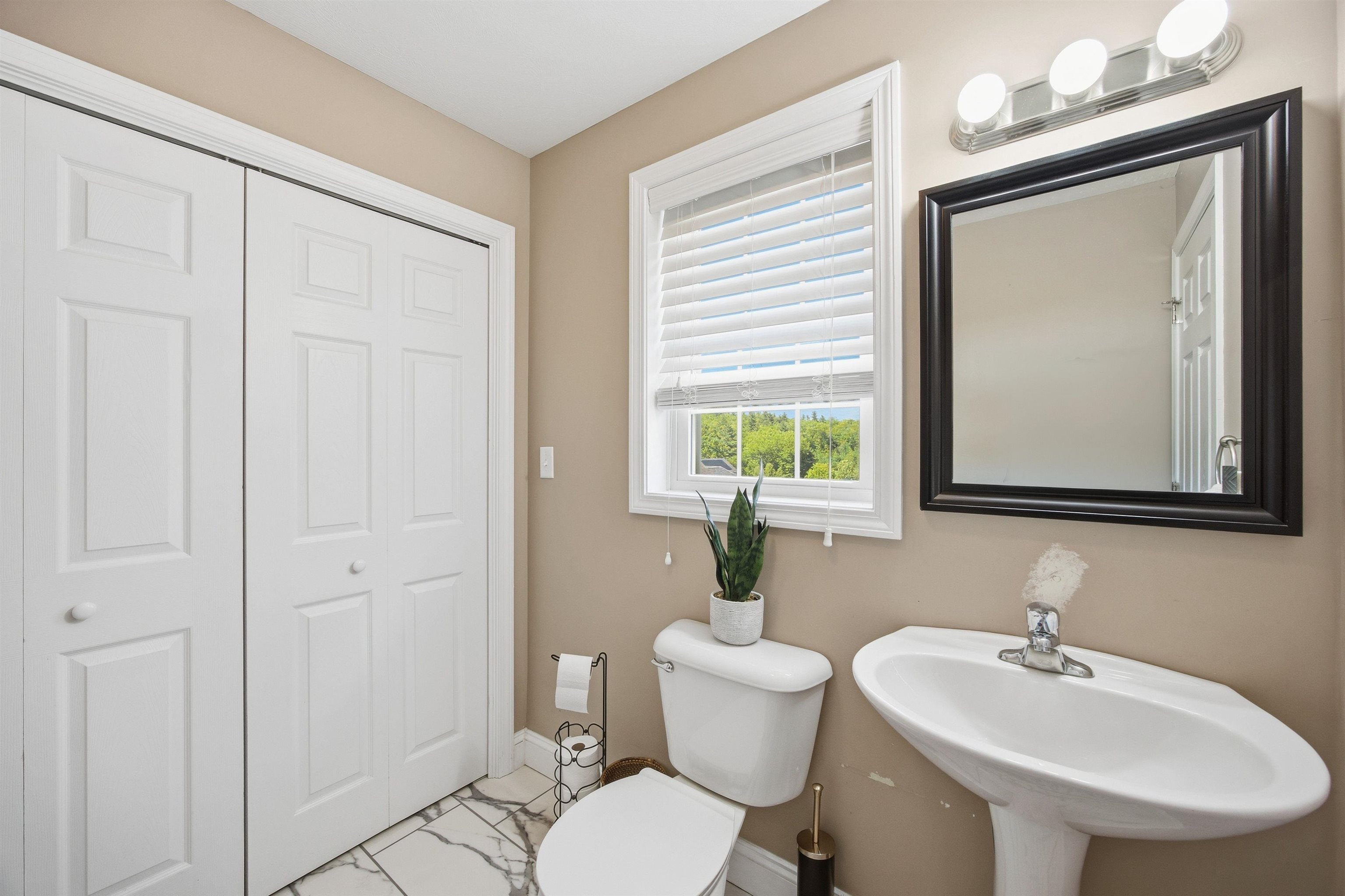 Half Bath & Laundry Room