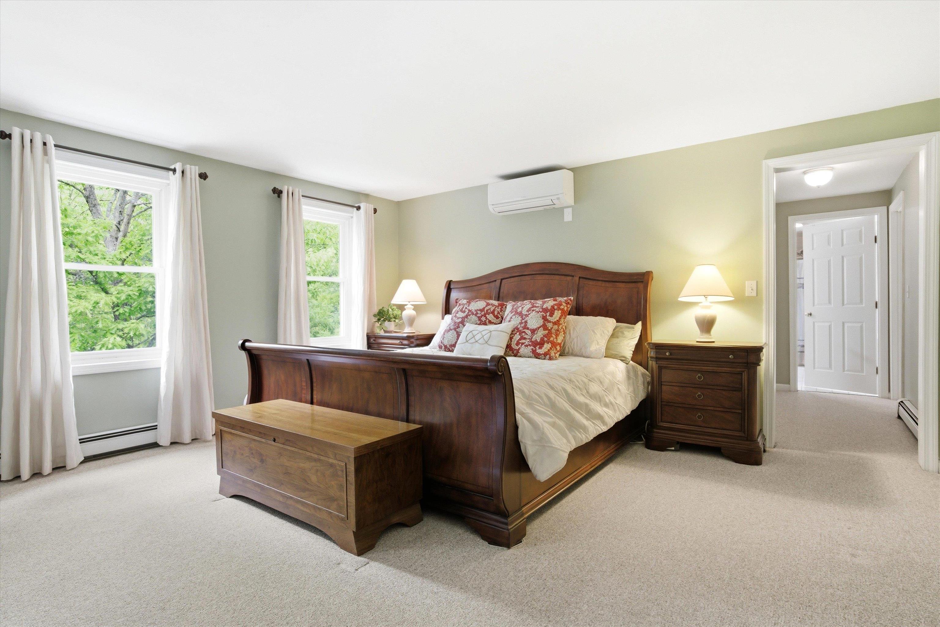 The primary bedroom is a gem.  Space, comfort and ease all in one.
