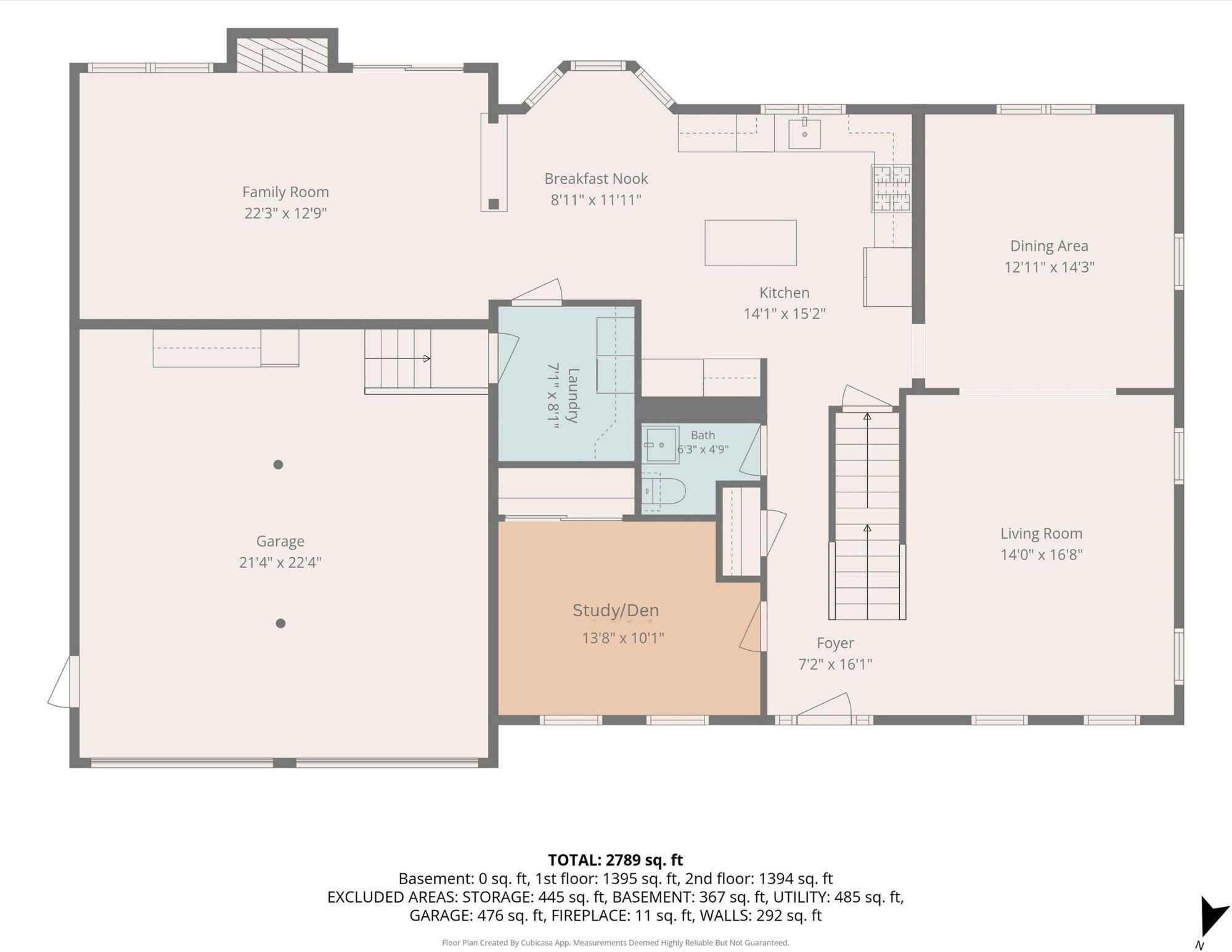 Main Level Floor Plan
