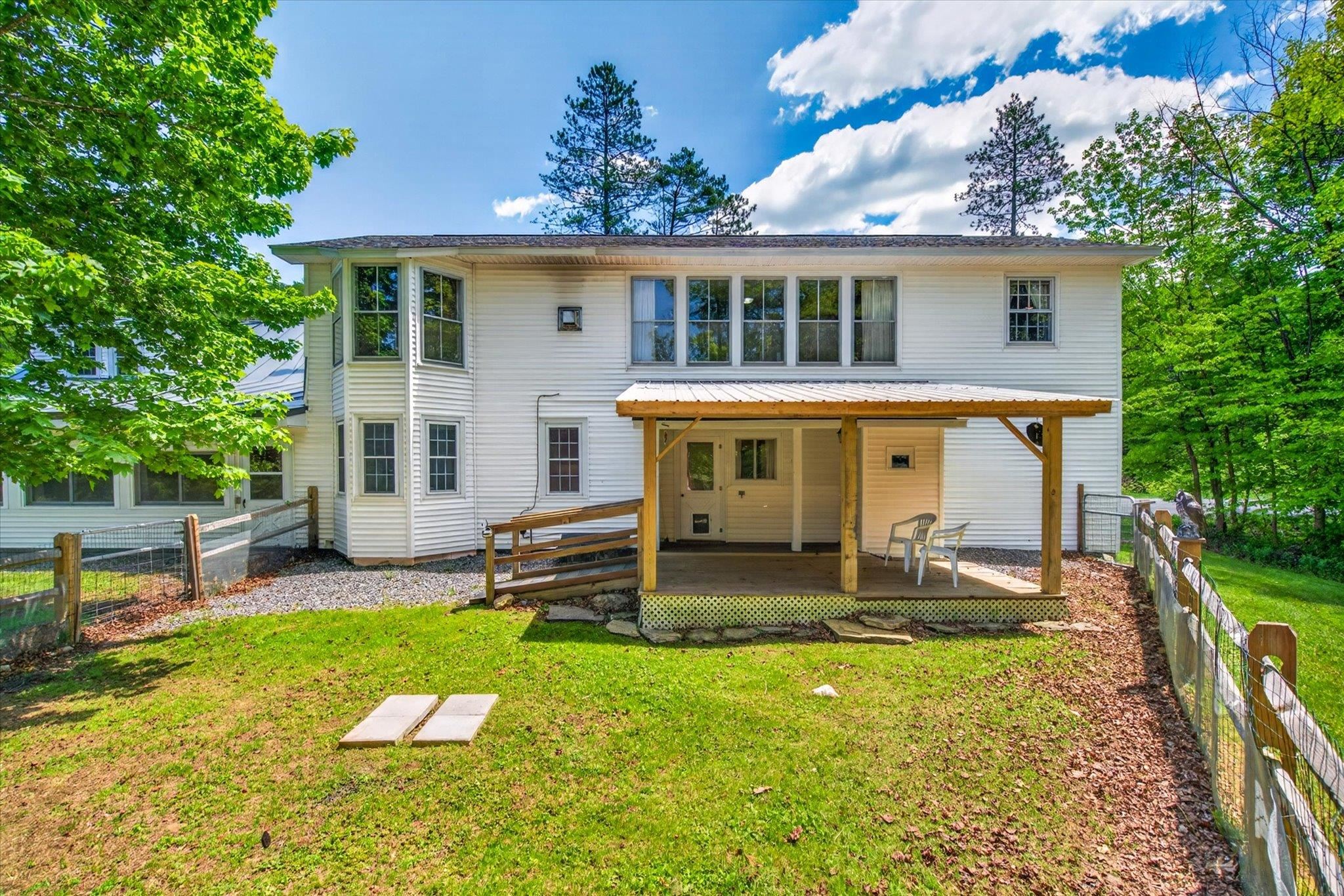 Enclosed back yard