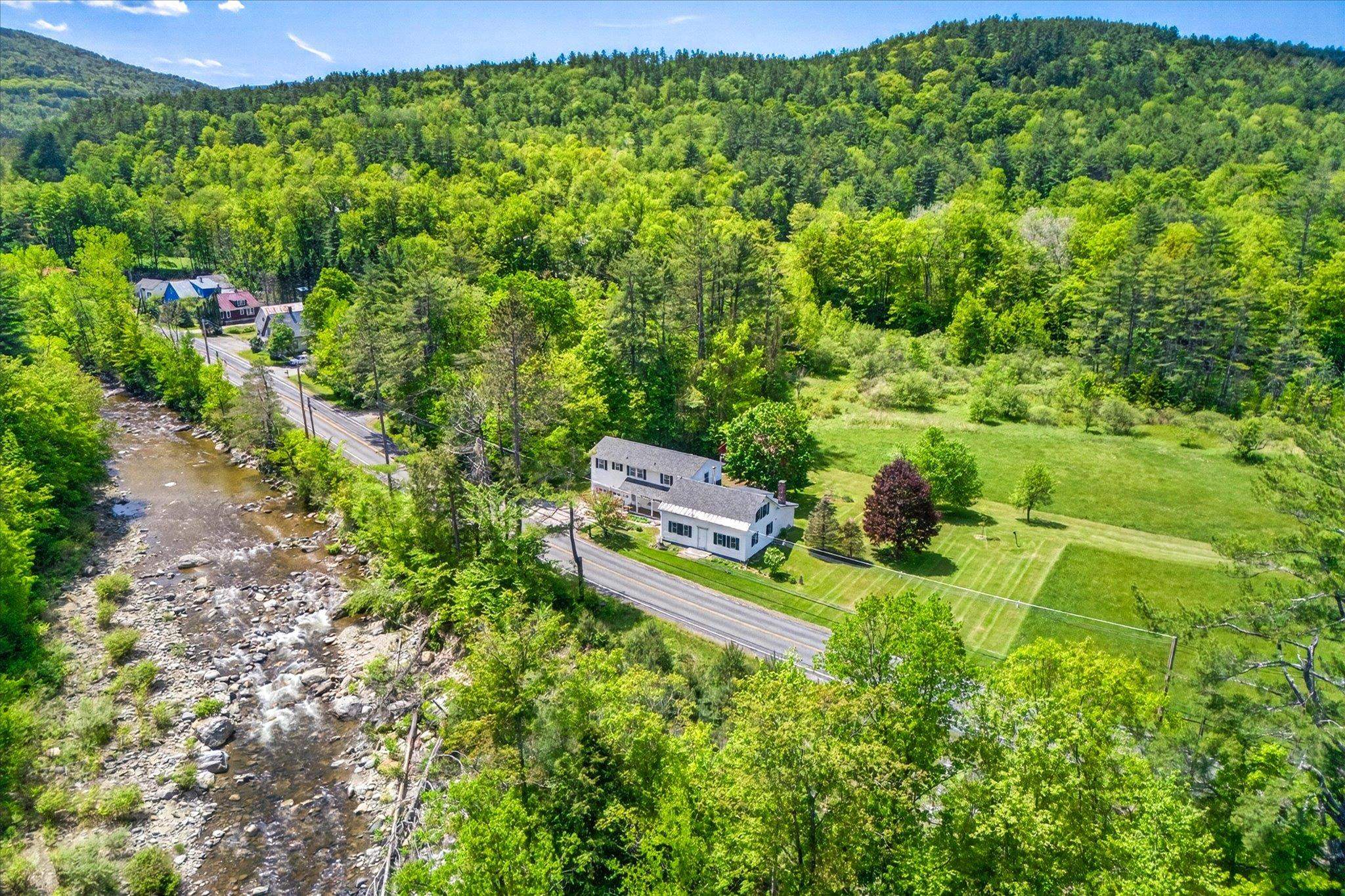 Long frontage on the Wardsboro Brook