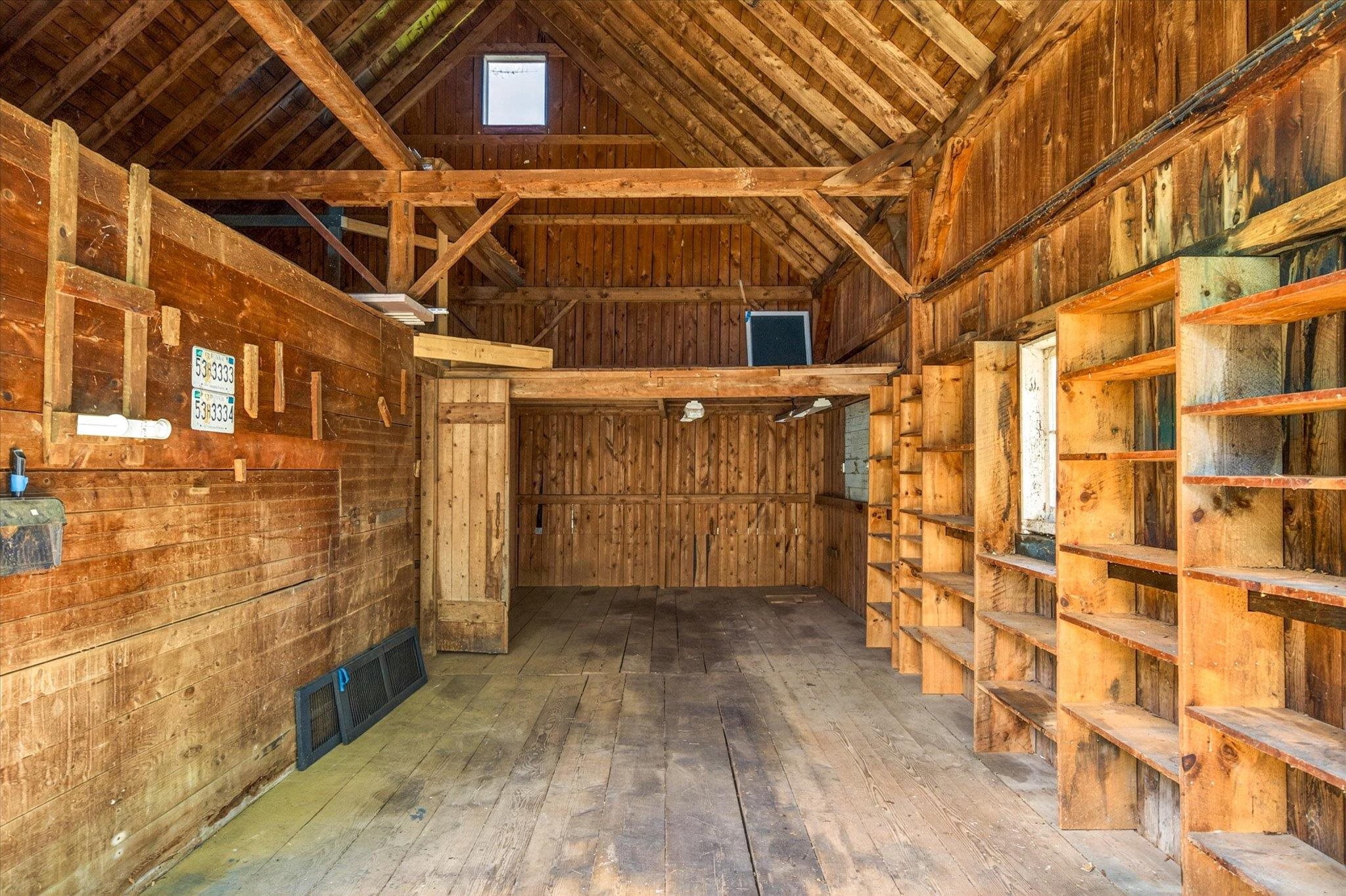 Great storage in the loft