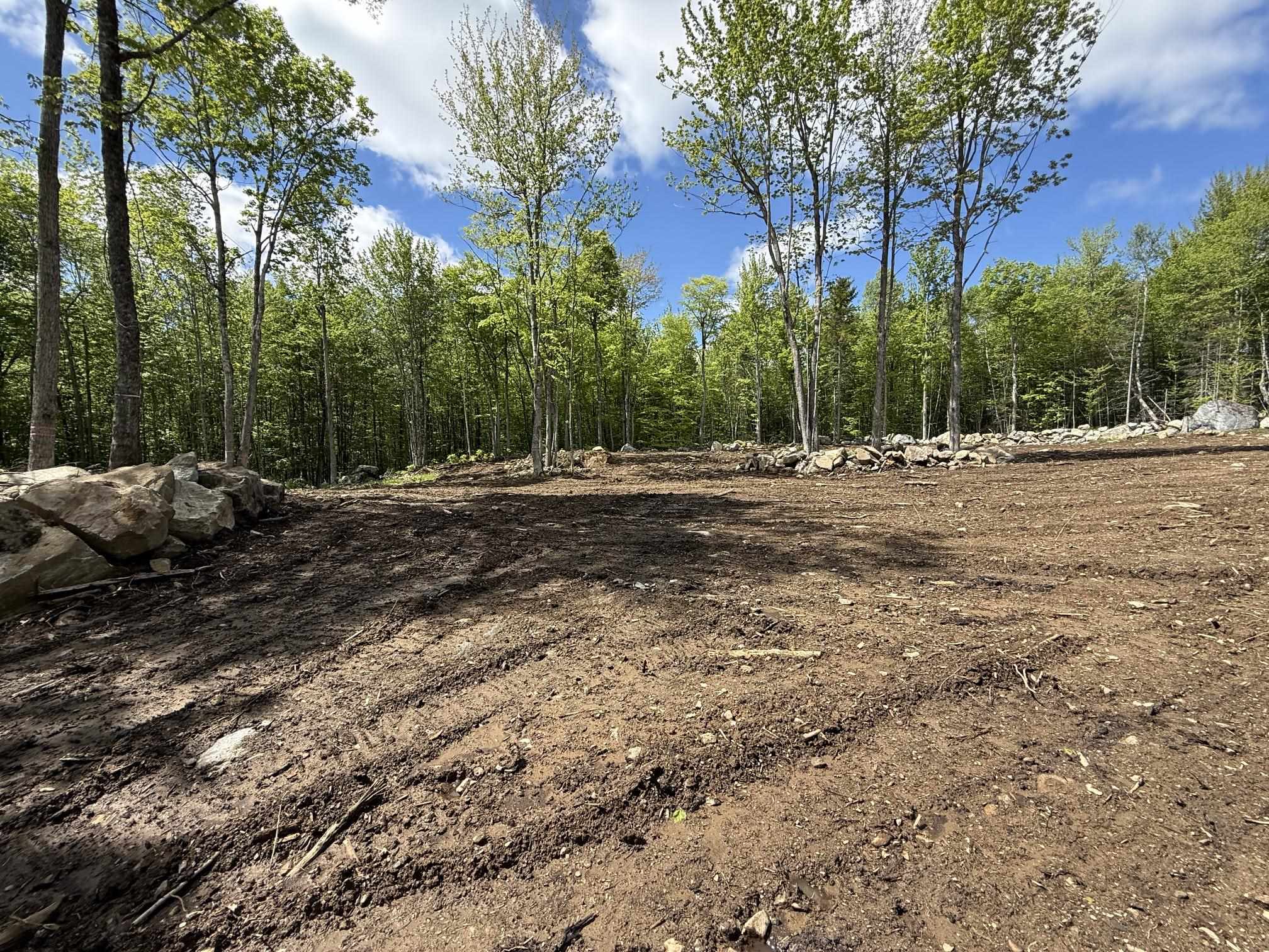 cleared house site