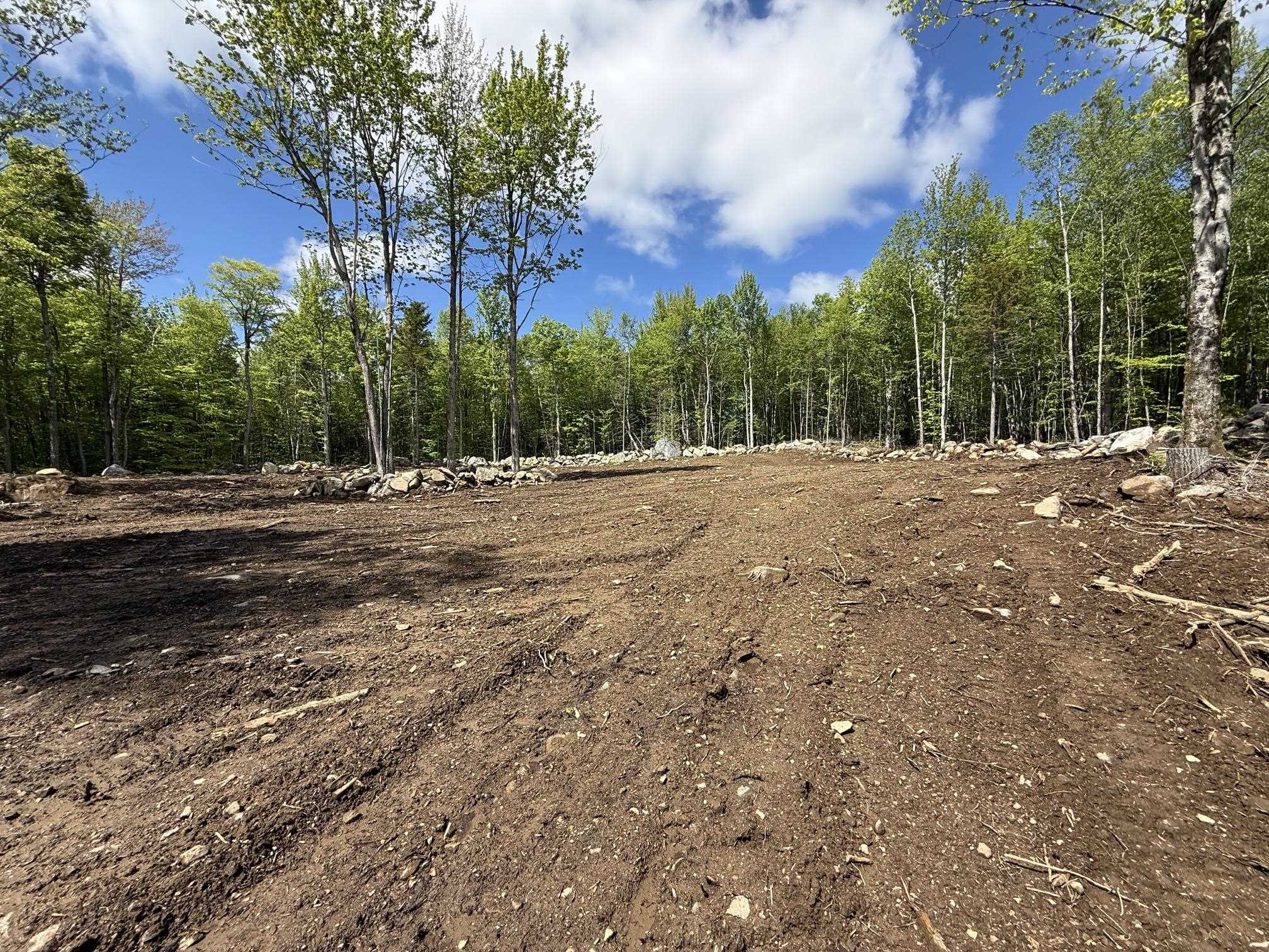 cleared house site
