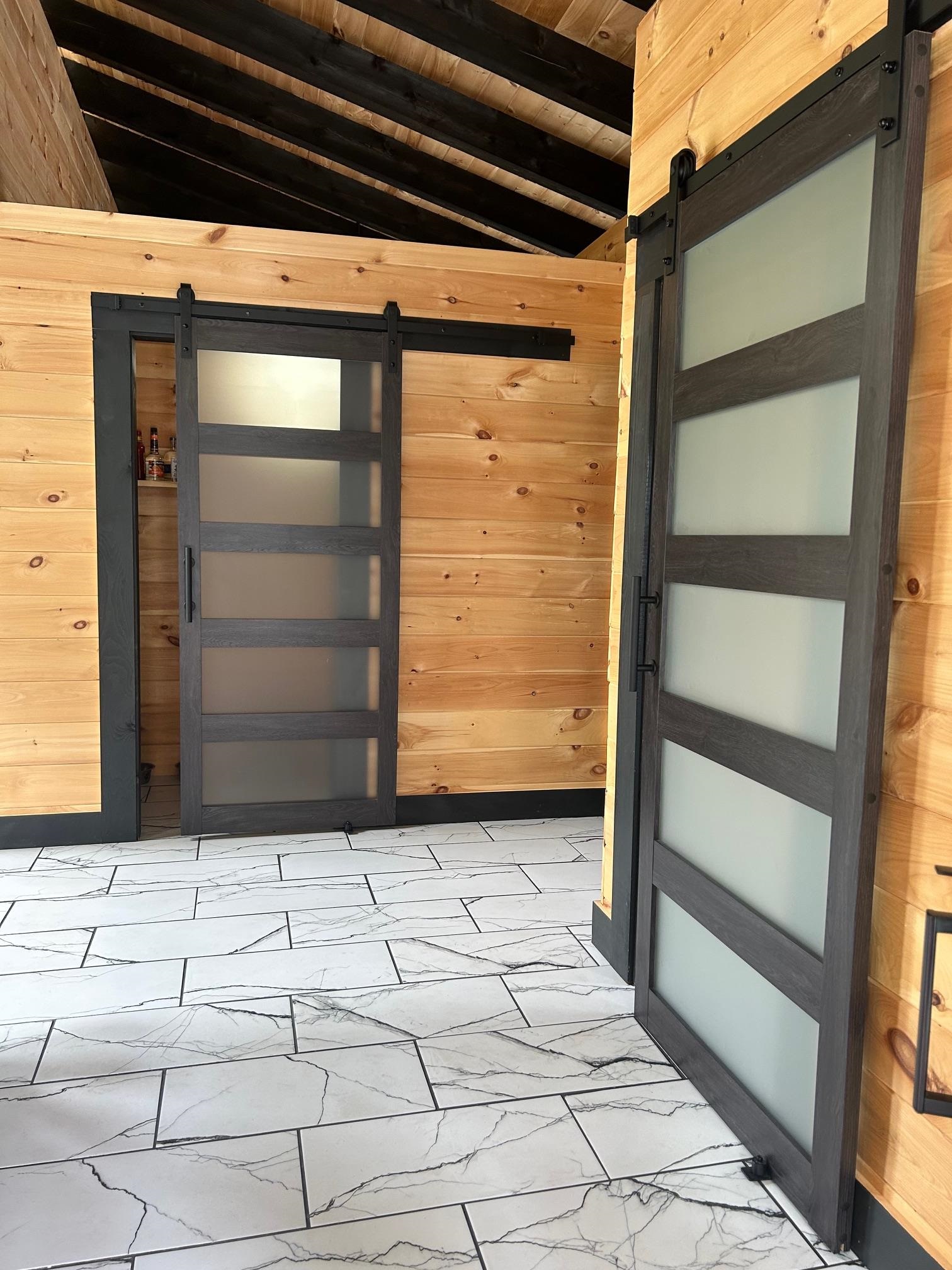 Entry into home pantry straight bedroom 2 to RIGHT