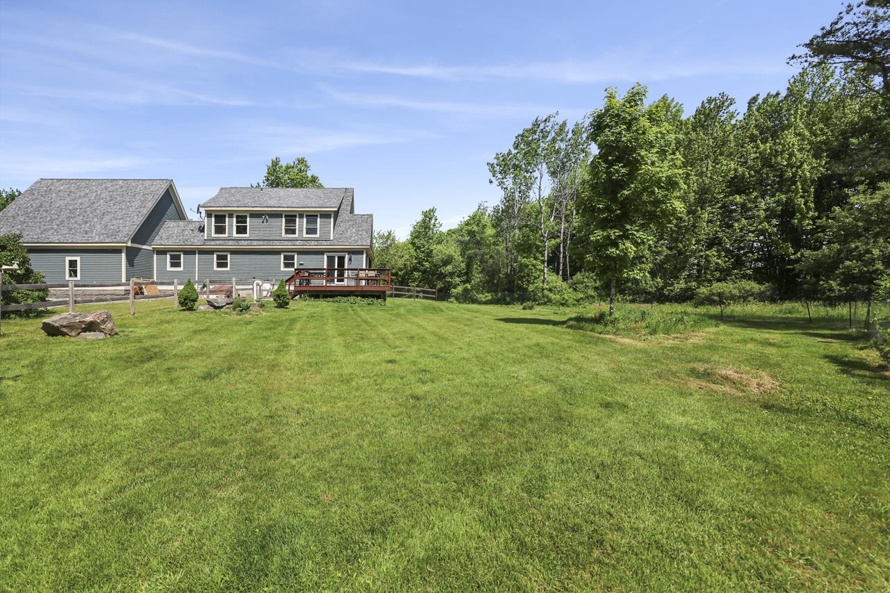 Rear yard view