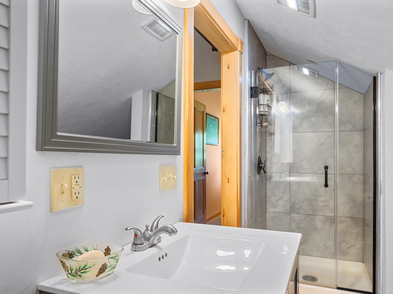 Primary Bath with Tiled Shower