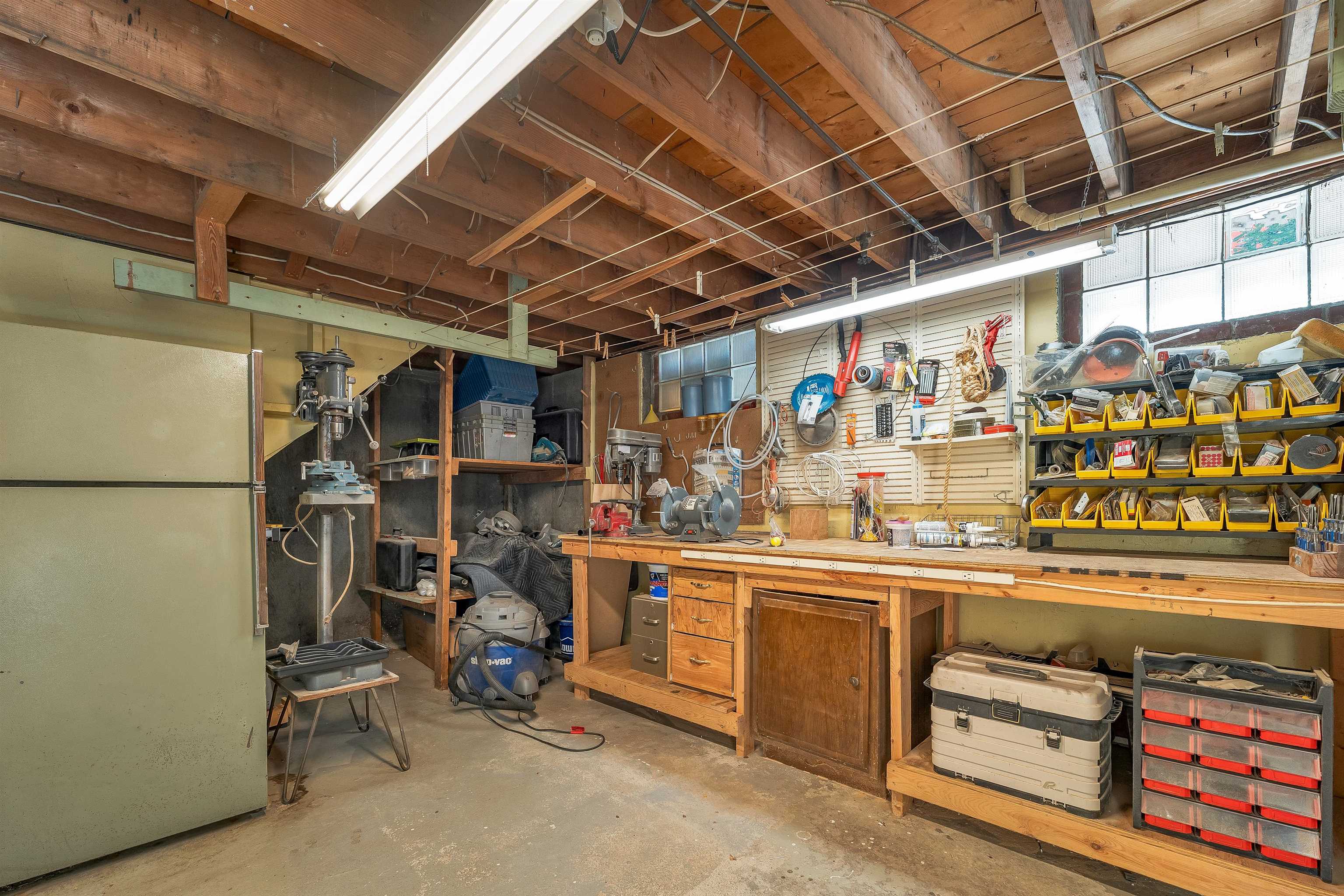 Workshop in Basement
