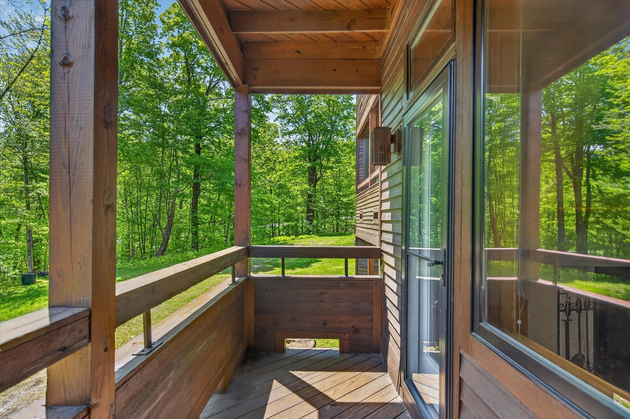 Large, private balcony