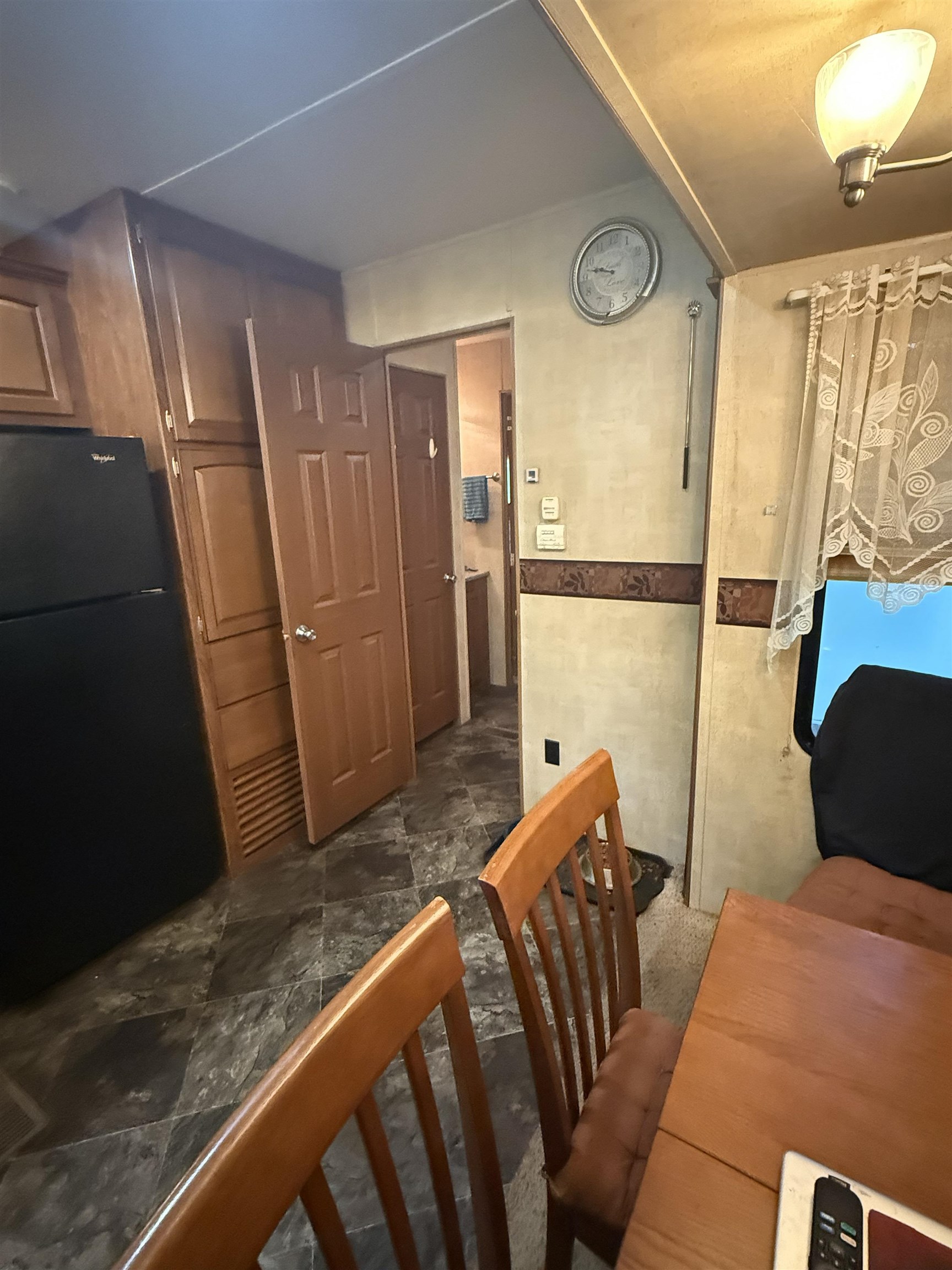 Dining view to Bathroom