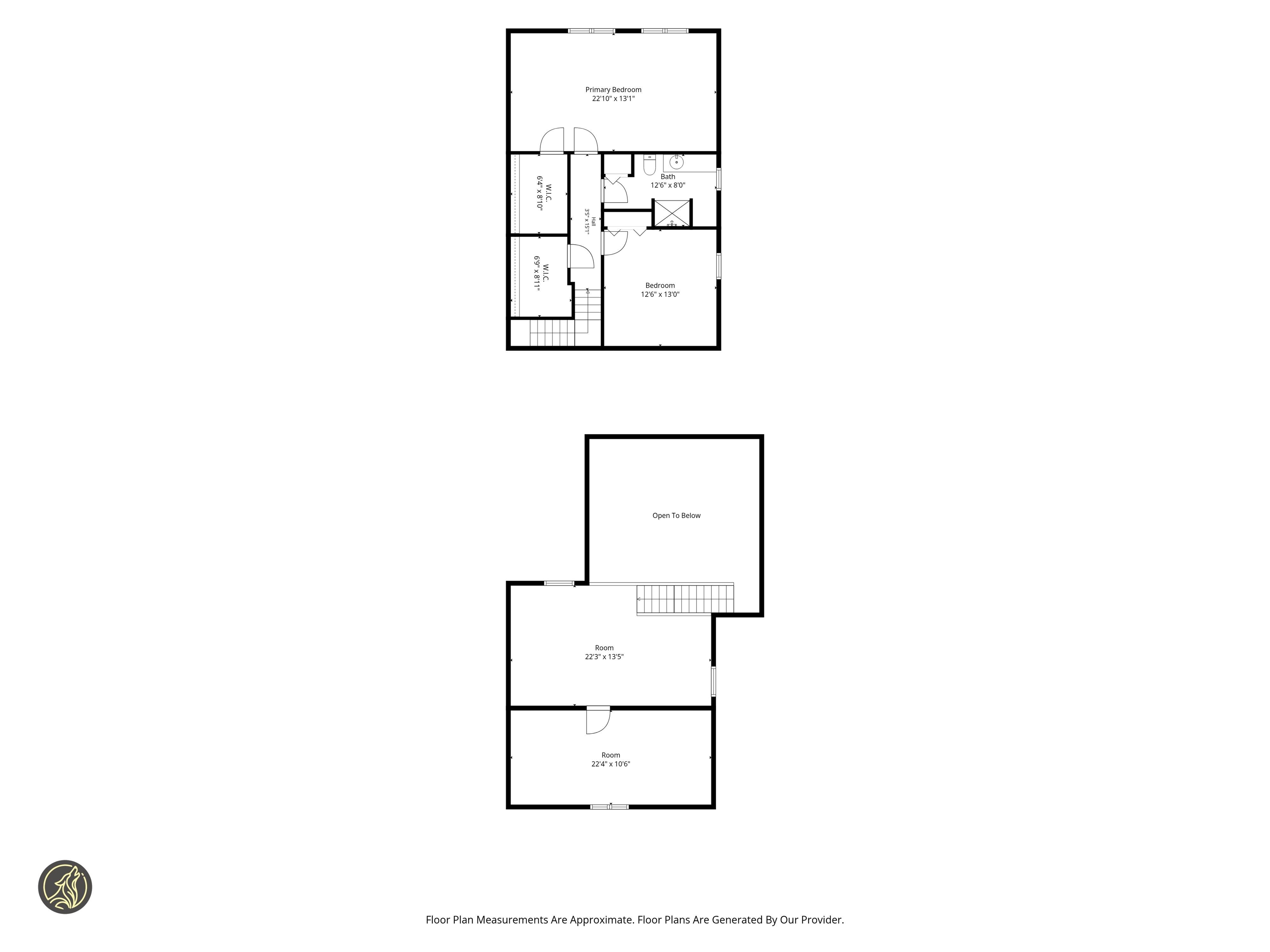 Second level and loft layout 25507834