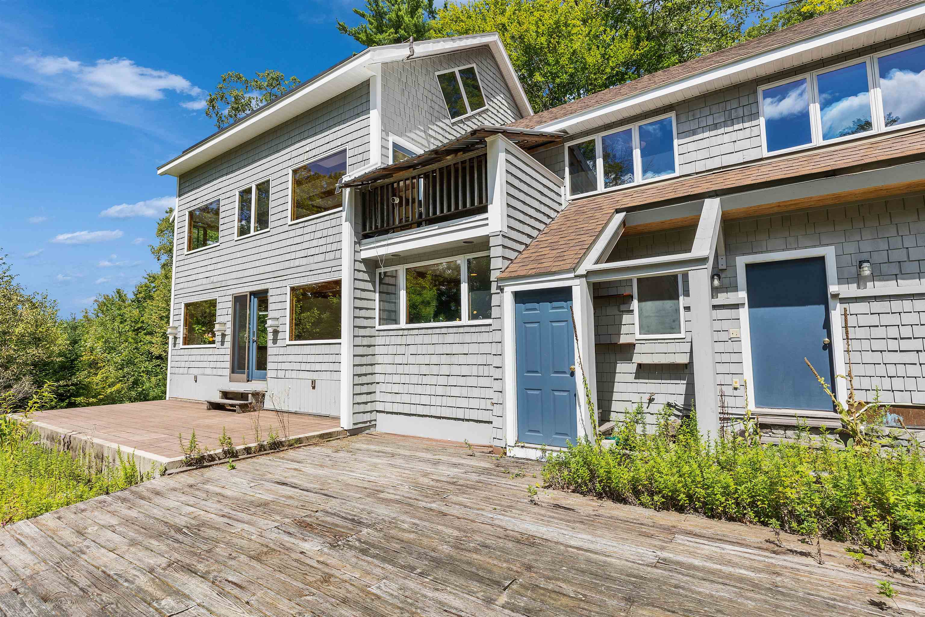 South patio and deck