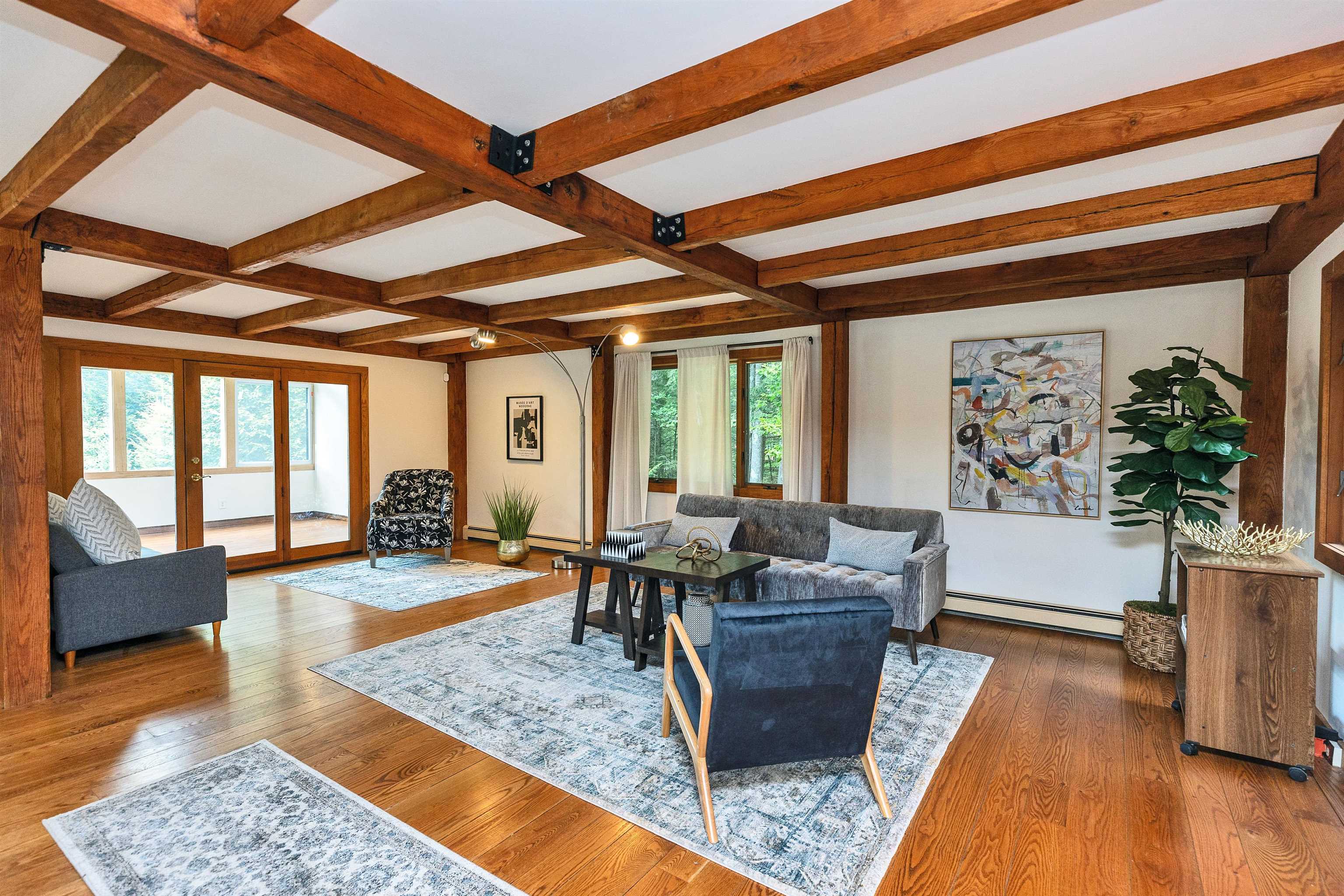 Living Room open to sunroom