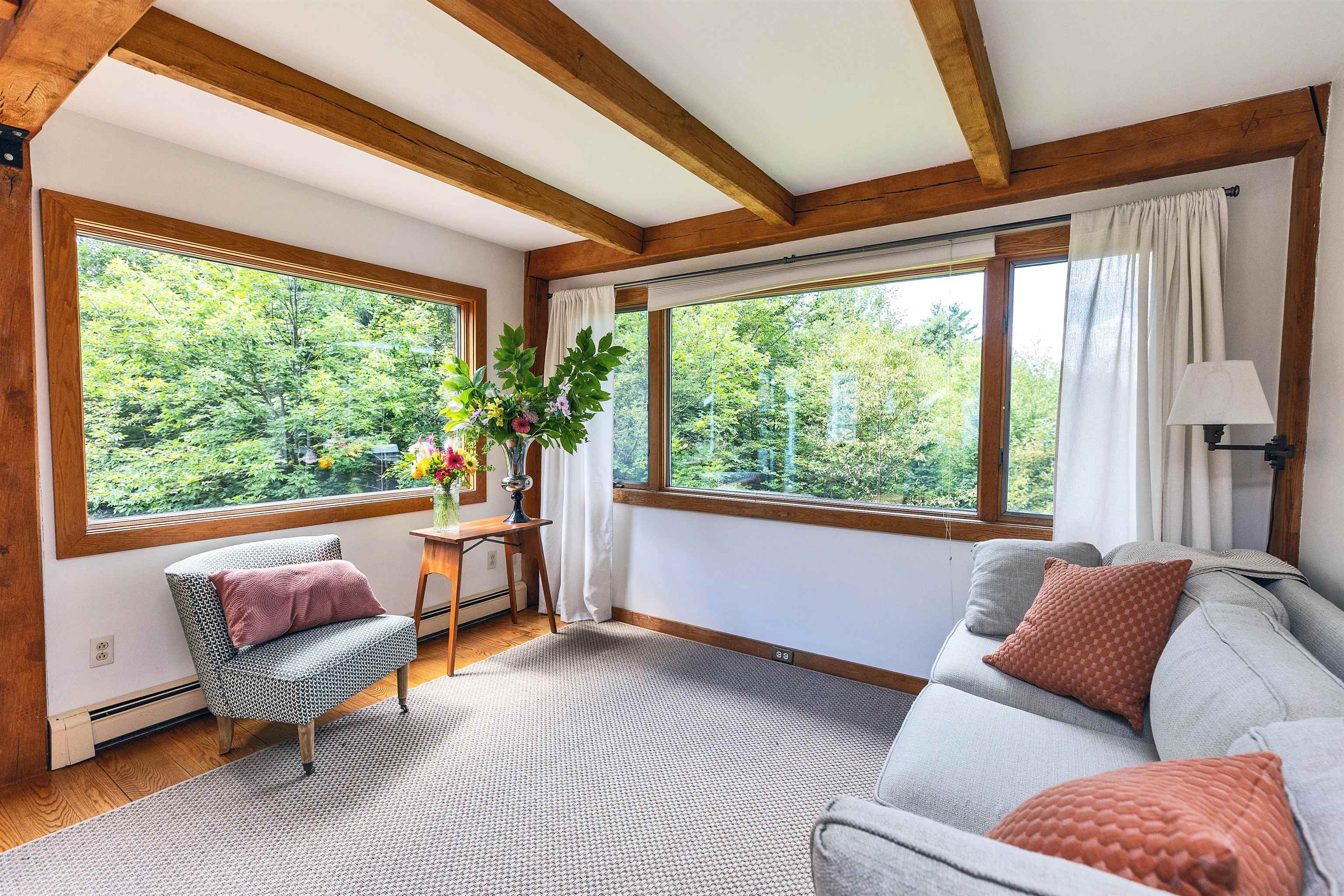 Sitting area off dining room